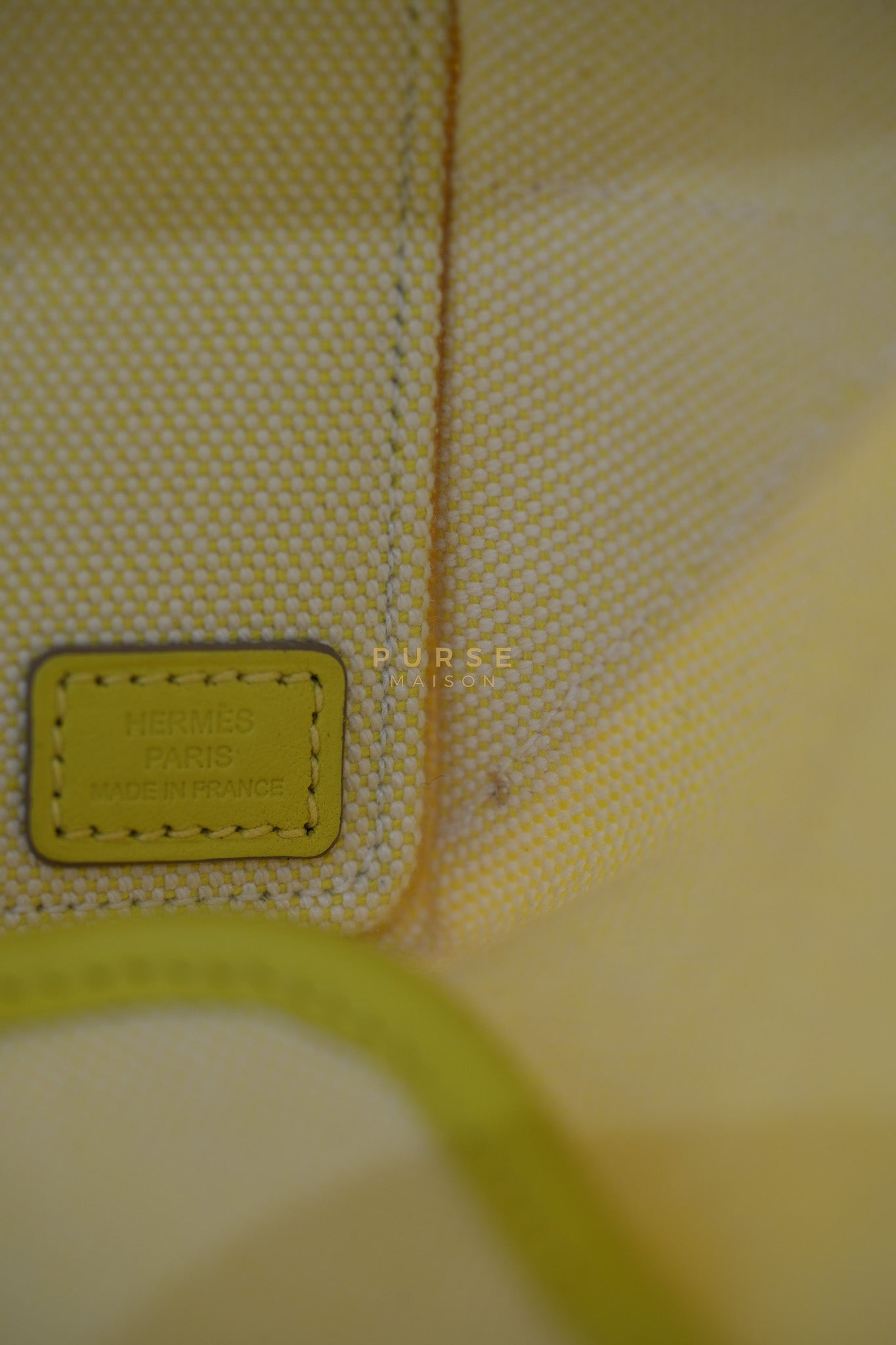 Steeple 25 in Yellow Toilash Vau Swift Leather Stamp U (2022) | Purse Maison Luxury Bags Shop