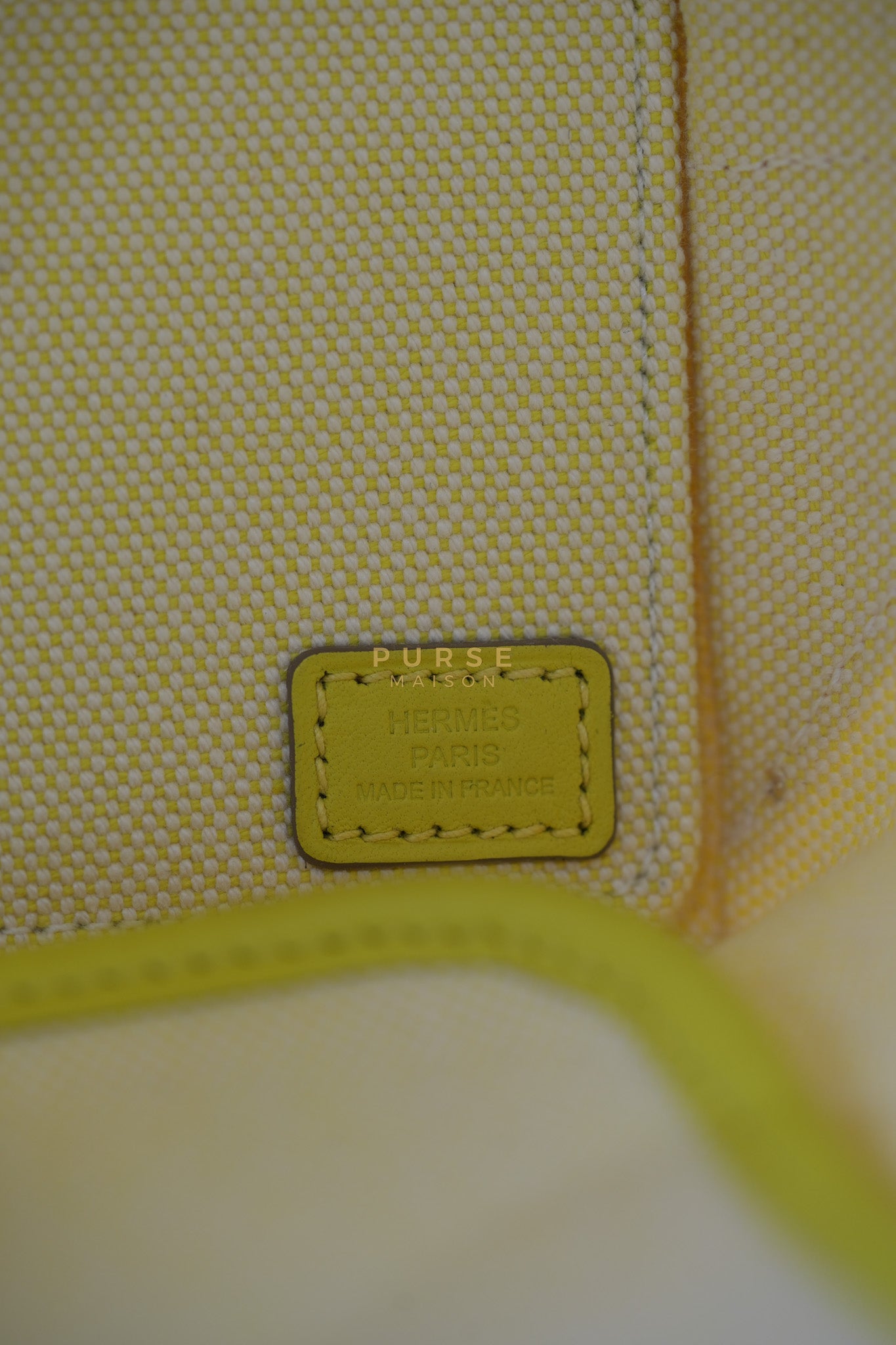 Steeple 25 in Yellow Toilash Vau Swift Leather Stamp U (2022) | Purse Maison Luxury Bags Shop