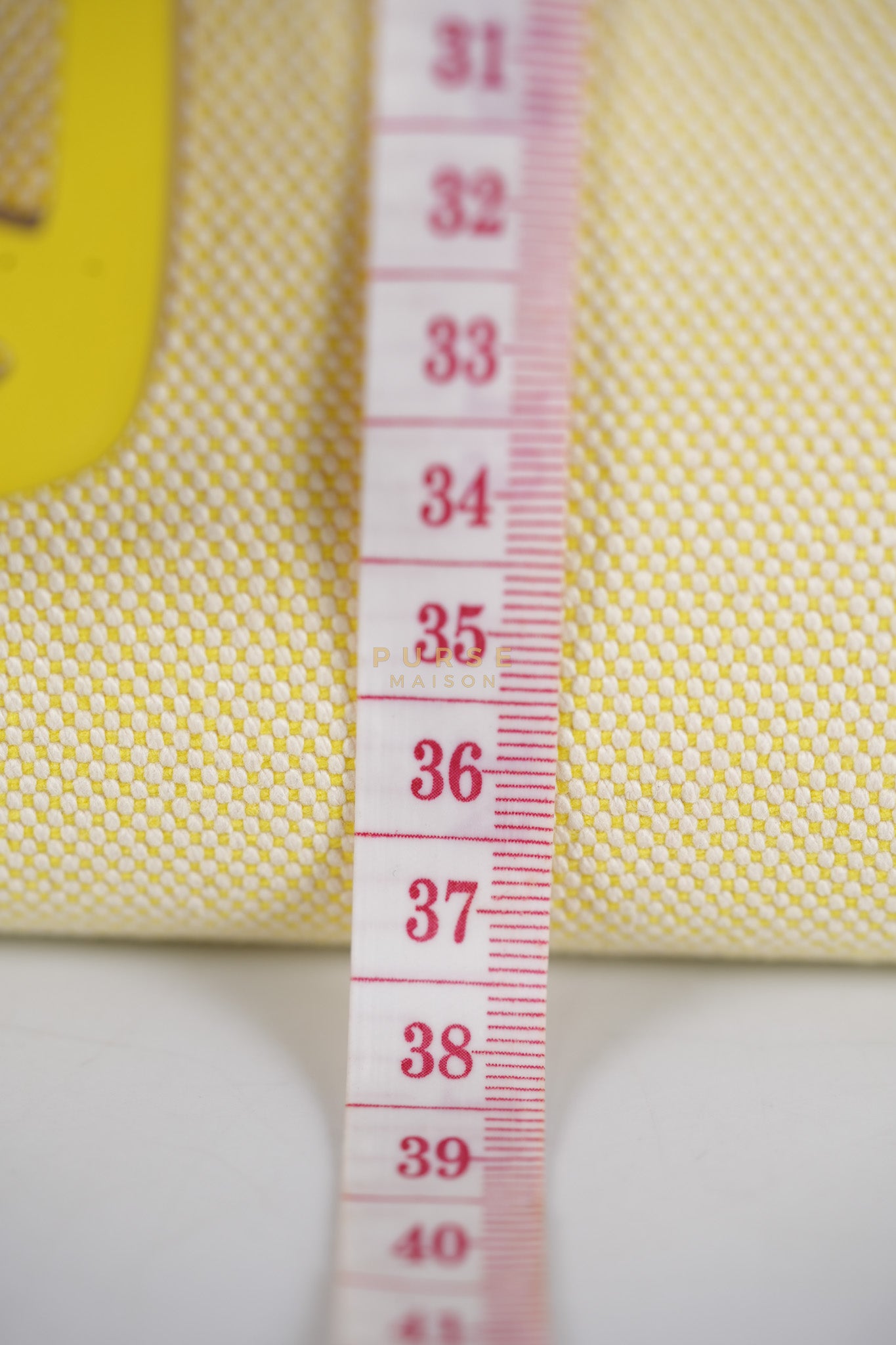 Steeple 25 in Yellow Toilash Vau Swift Leather Stamp U (2022) | Purse Maison Luxury Bags Shop