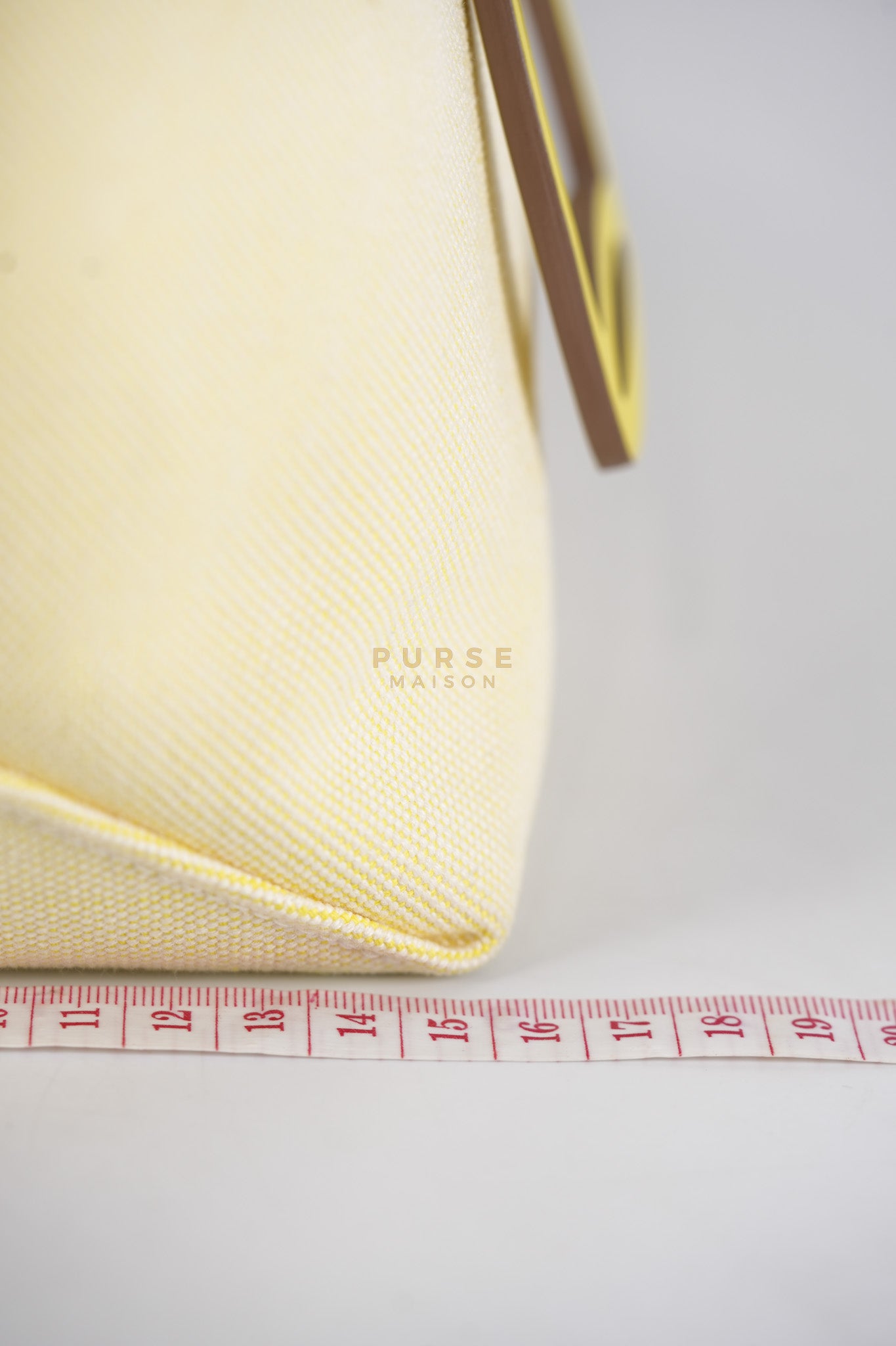 Steeple 25 in Yellow Toilash Vau Swift Leather Stamp U (2022) | Purse Maison Luxury Bags Shop