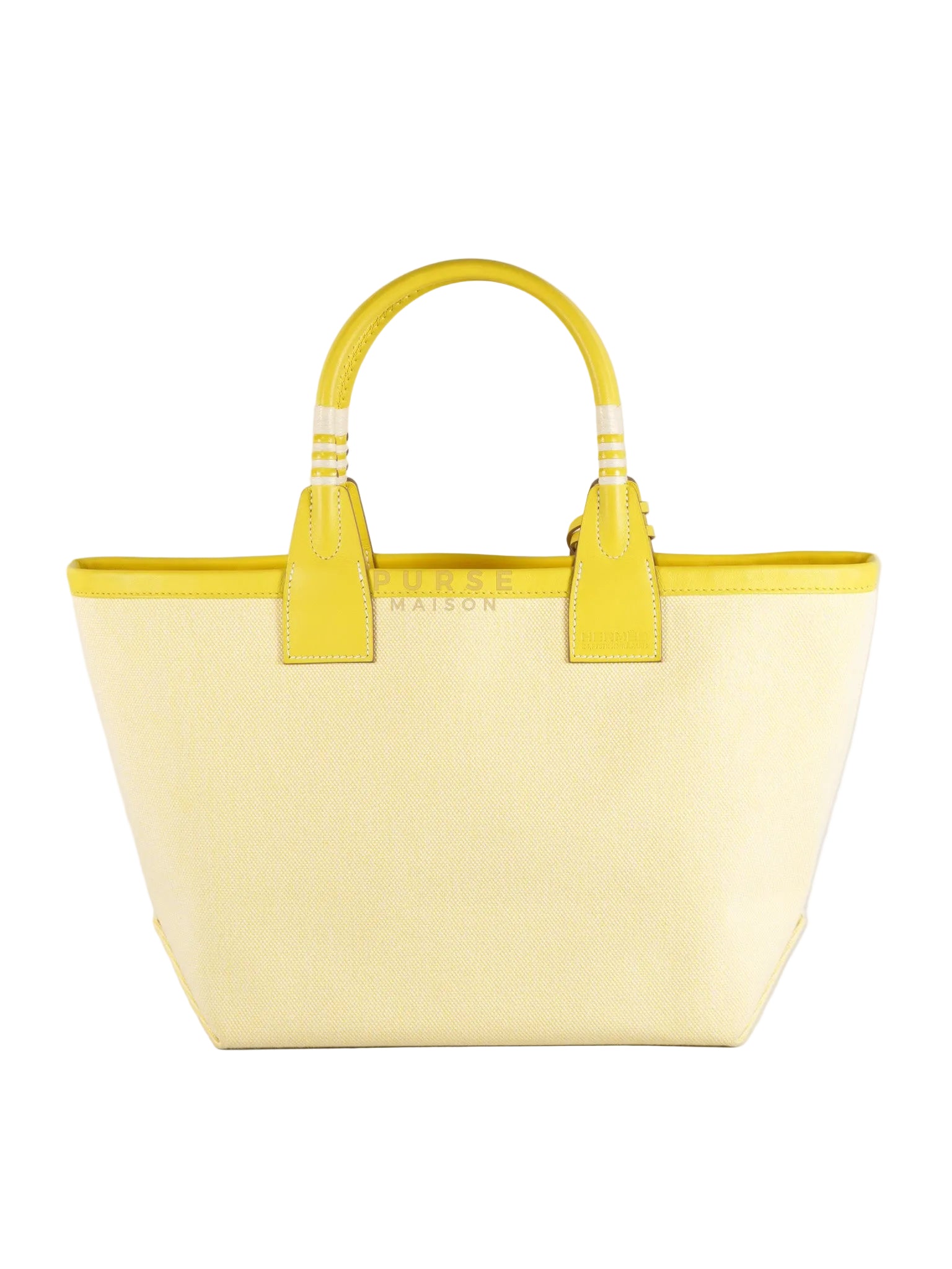 Steeple 25 in Yellow Toilash Vau Swift Leather Stamp U (2022) | Purse Maison Luxury Bags Shop