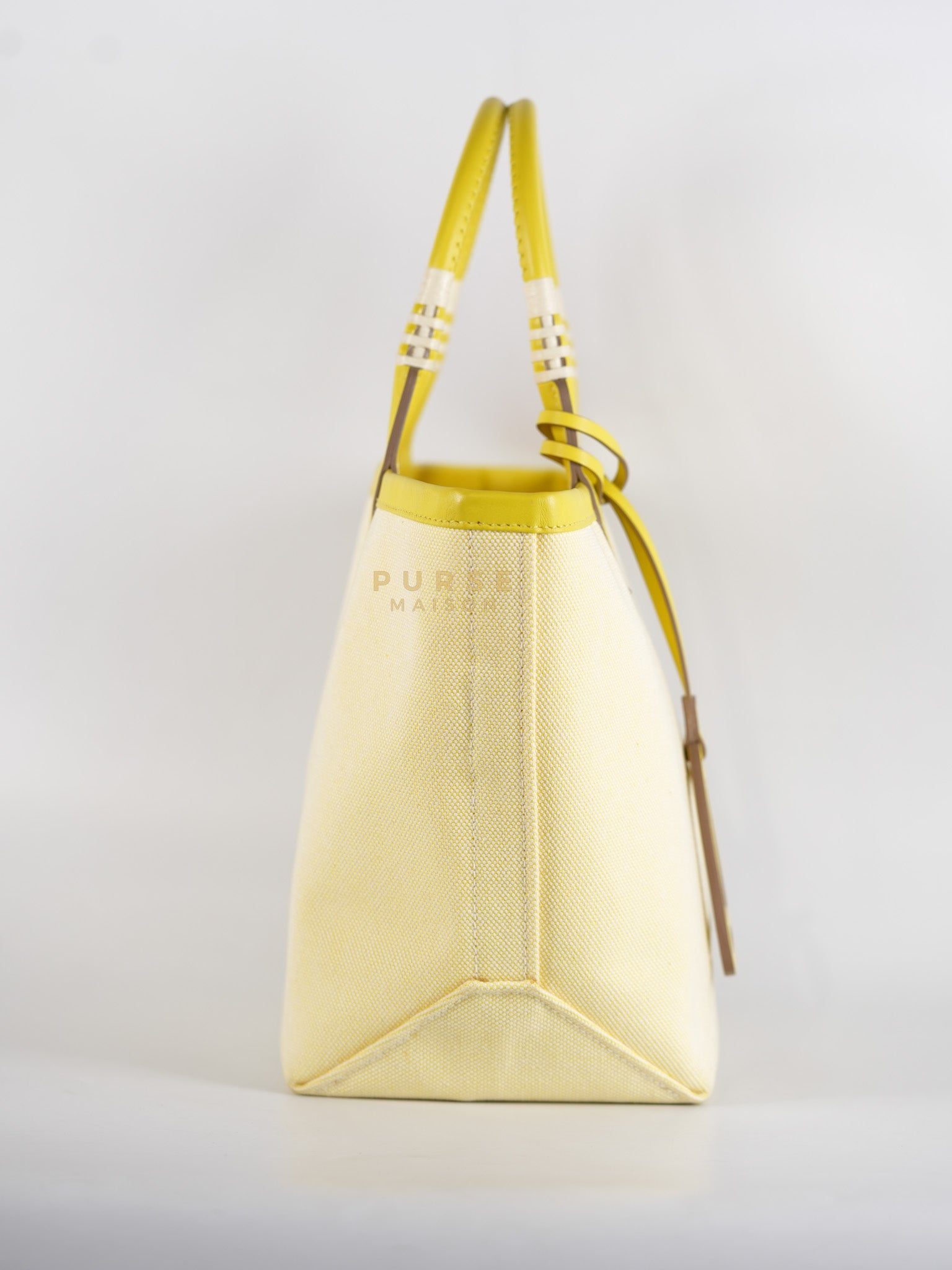 Steeple 25 in Yellow Toilash Vau Swift Leather Stamp U (2022) | Purse Maison Luxury Bags Shop