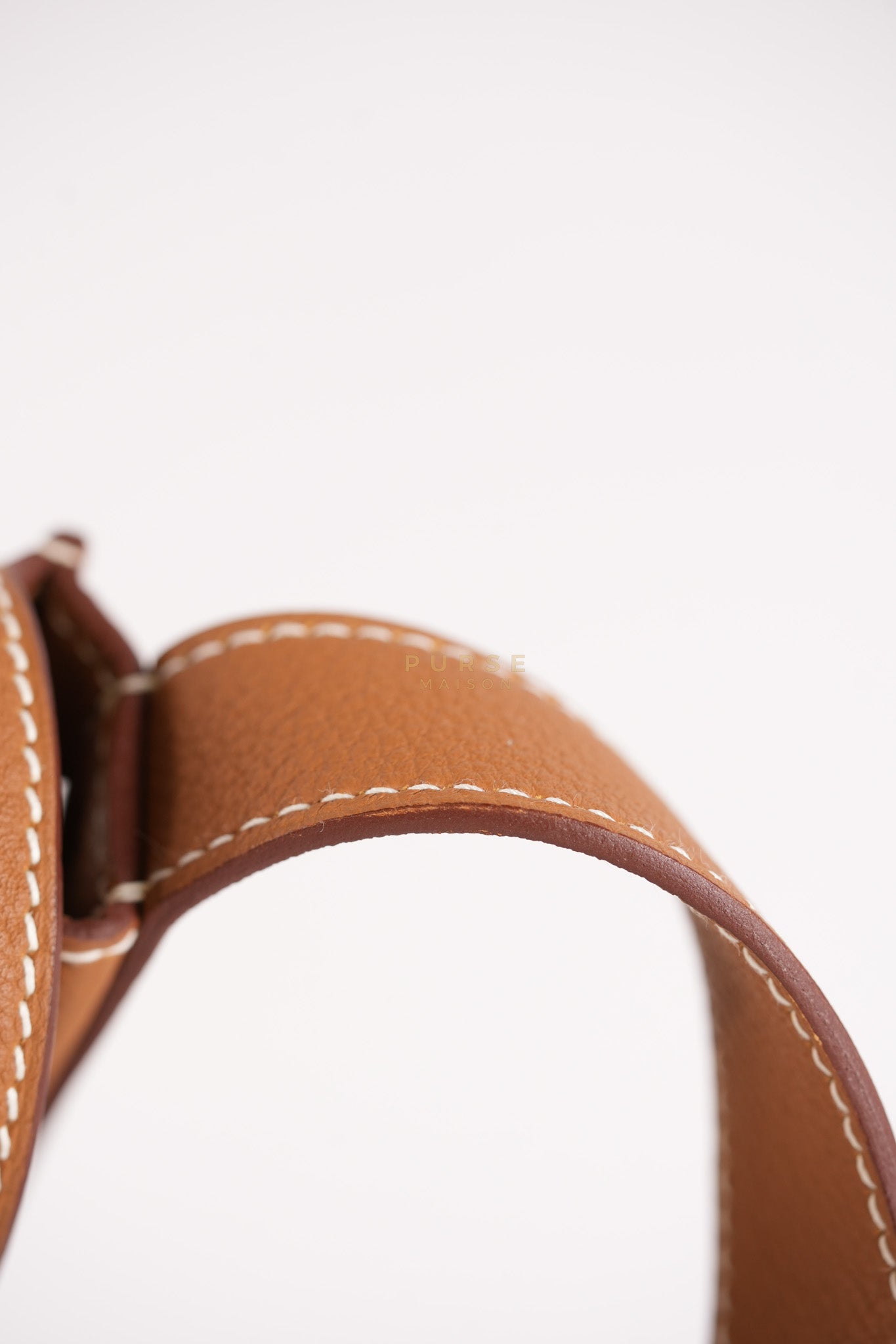 Steve Light Junior in Gold Togo Leather and Palladium Hardware Stamp Z (2021) | Purse Maison Luxury Bags Shop