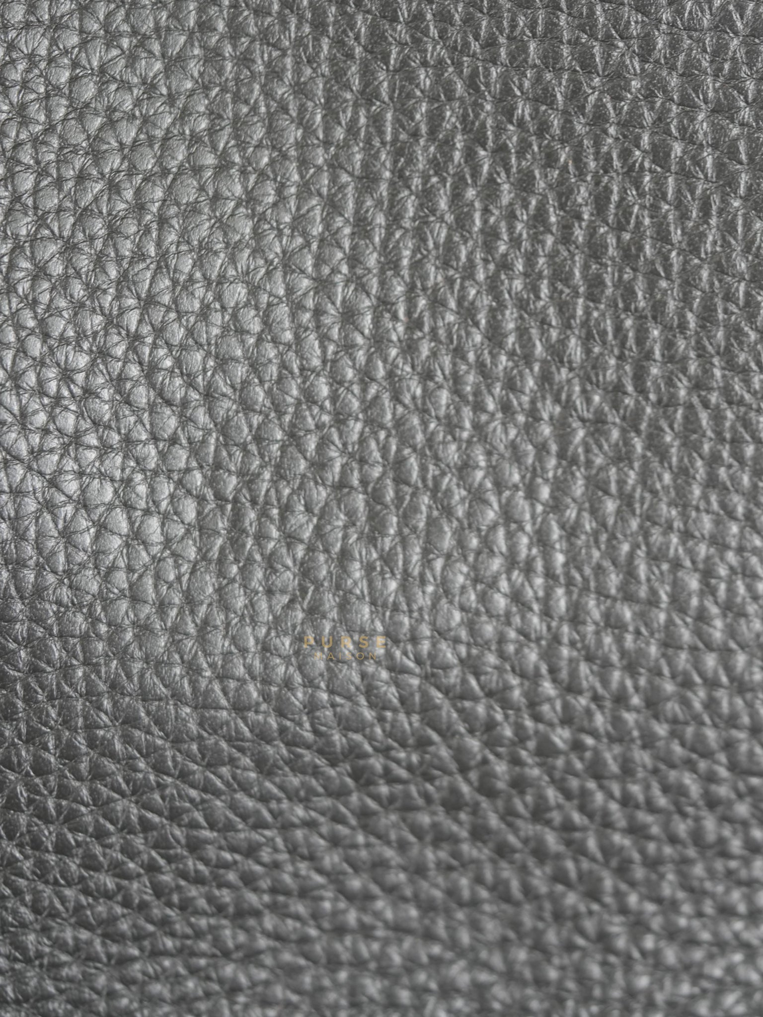 Steve Messenger 35 in Noir & Etoupe Clemence Leather Palladium Hardware Stamp X(2016) | Purse Maison Luxury Bags Shop