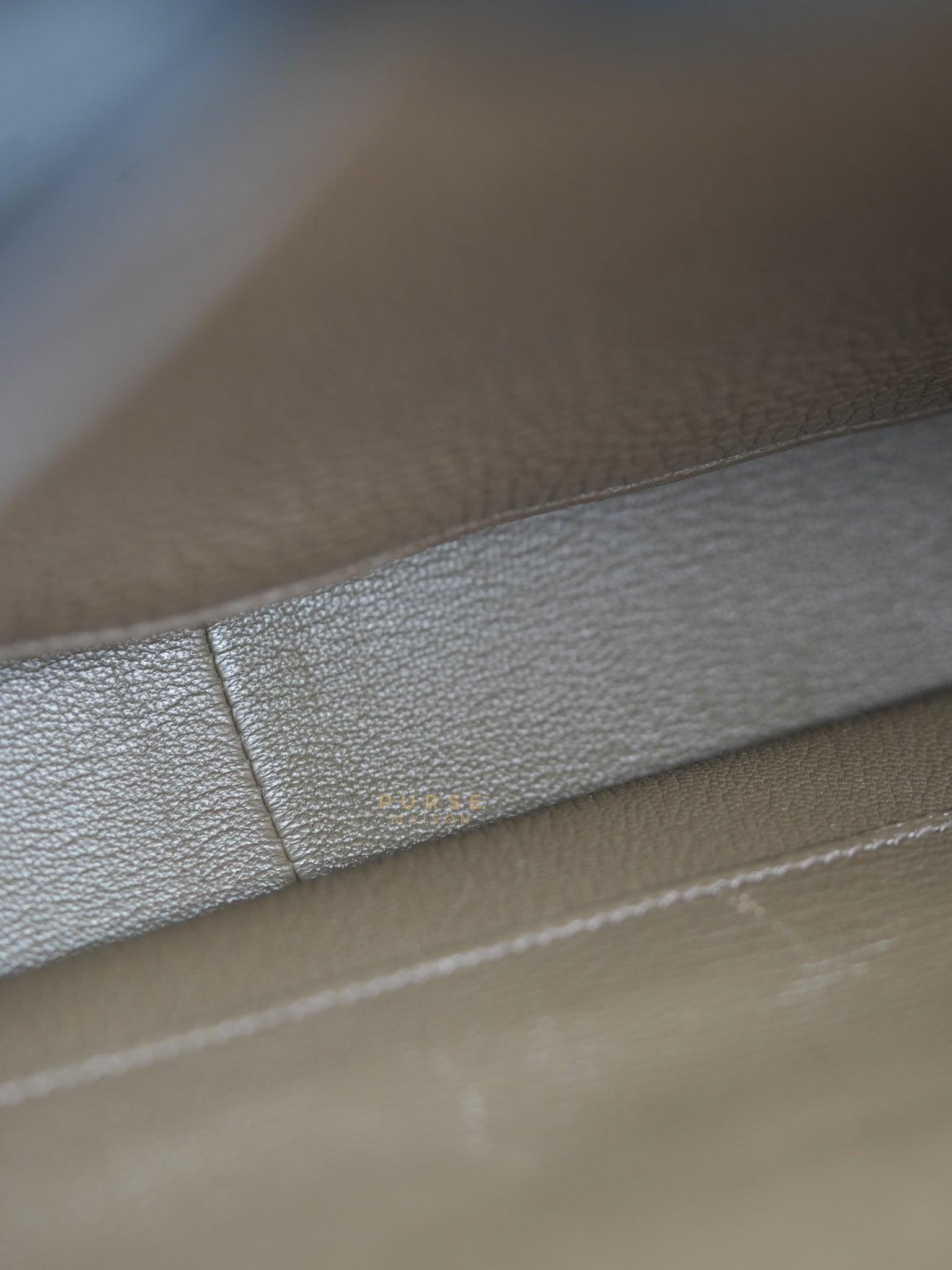 Steve Messenger 35 in Noir & Etoupe Clemence Leather Palladium Hardware Stamp X(2016) | Purse Maison Luxury Bags Shop