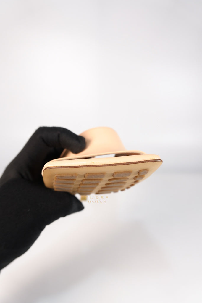 Stretch Mule Sandals Beige in Lambskin Leather Size 39 EU (24.5 cm) | Purse Maison Luxury Bags Shop