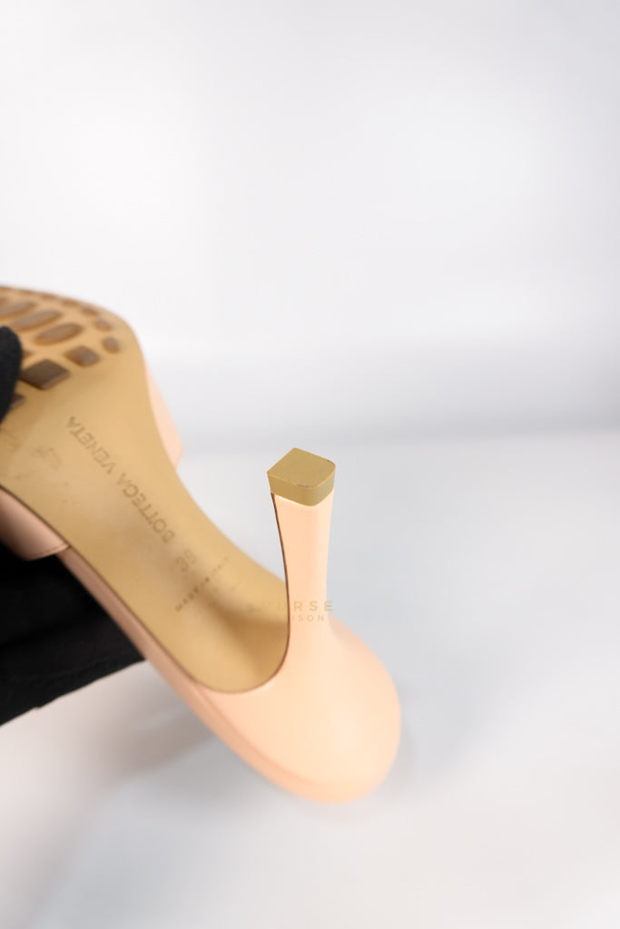 Stretch Mule Sandals Beige in Lambskin Leather Size 39 EU (24.5 cm) | Purse Maison Luxury Bags Shop