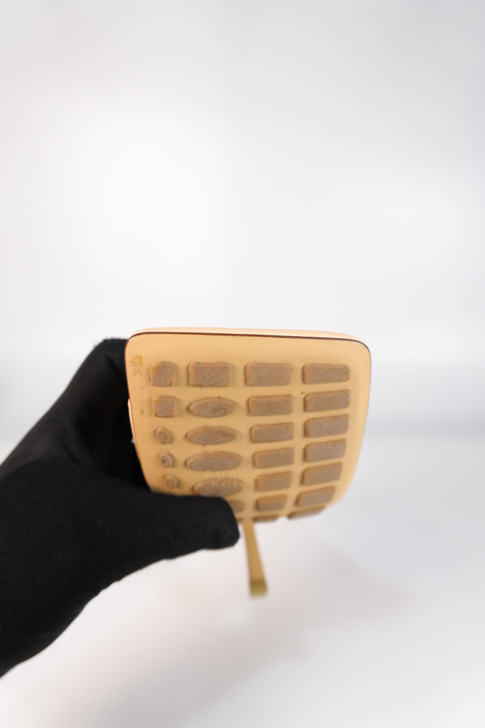 Stretch Mule Sandals Beige in Lambskin Leather Size 39 EU (24.5 cm) | Purse Maison Luxury Bags Shop