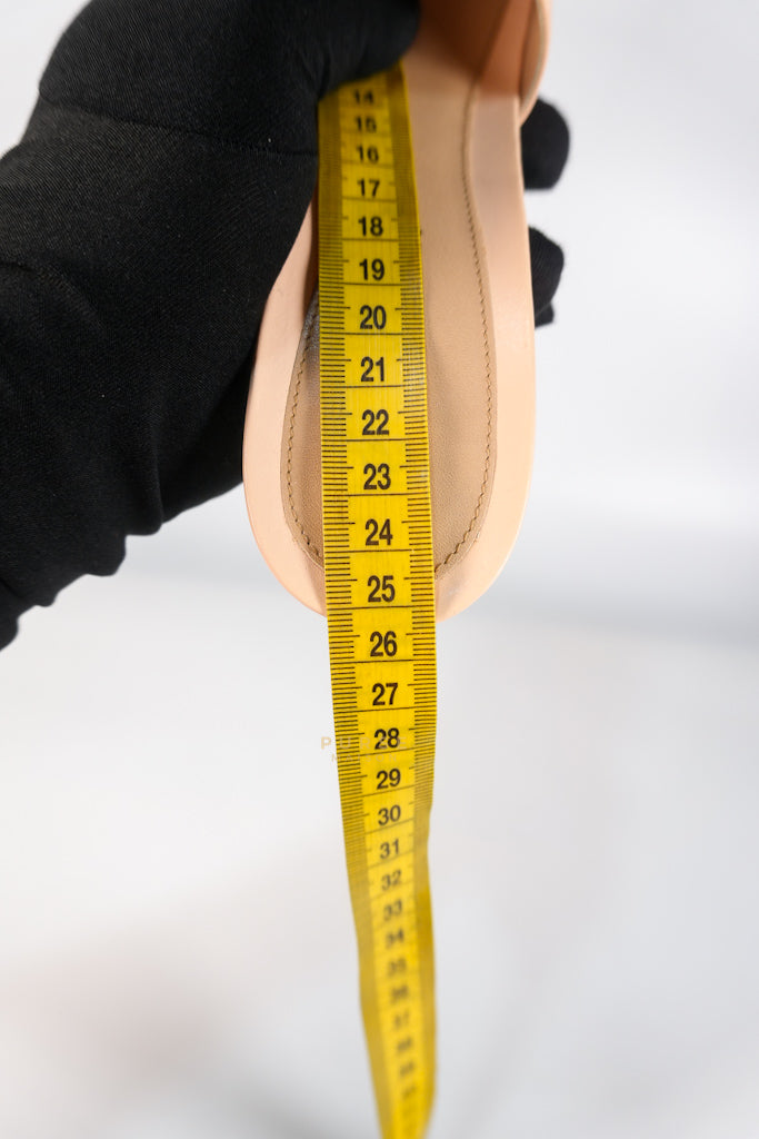 Stretch Mule Sandals Beige in Lambskin Leather Size 39 EU (24.5 cm) | Purse Maison Luxury Bags Shop