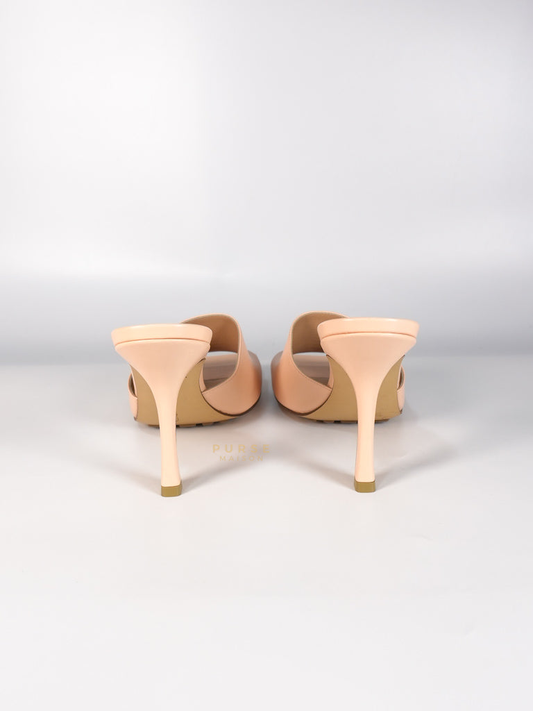 Stretch Mule Sandals Beige in Lambskin Leather Size 39 EU (24.5 cm) | Purse Maison Luxury Bags Shop