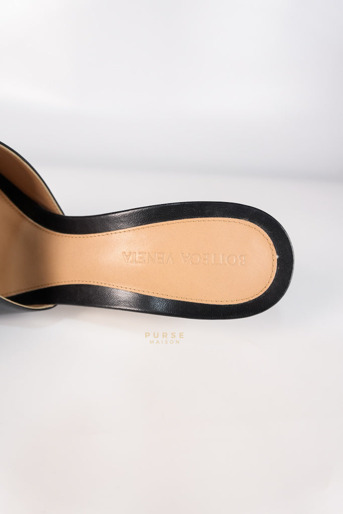 Stretch Mule Sandals Black in Lambskin Leather Size 39 EU (24.5 cm) | Purse Maison Luxury Bags Shop