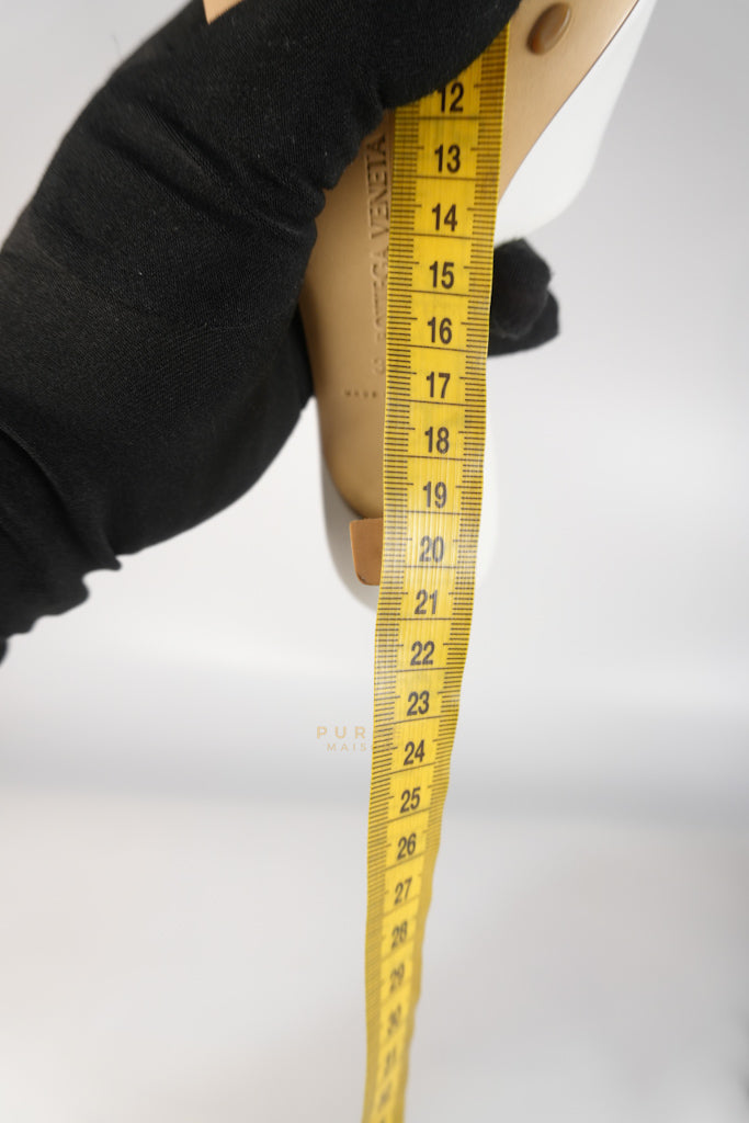 Stretch Mule Sandals White in Lambskin Leather Size 39 EU (24.5 cm) | Purse Maison Luxury Bags Shop