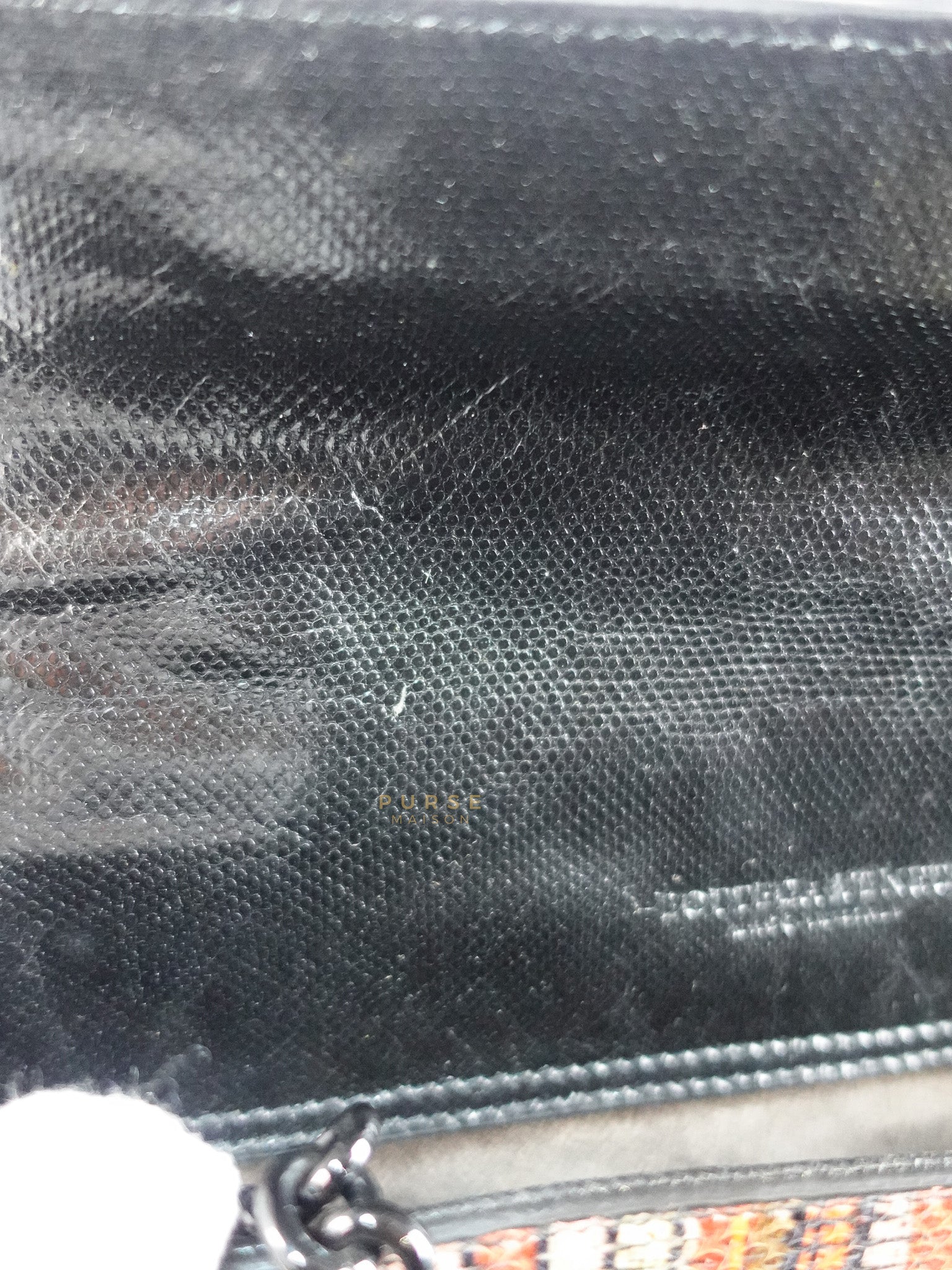 Stripe Flap Hand Bag Medium in Multicolor | Purse Maison Luxury Bags Shop