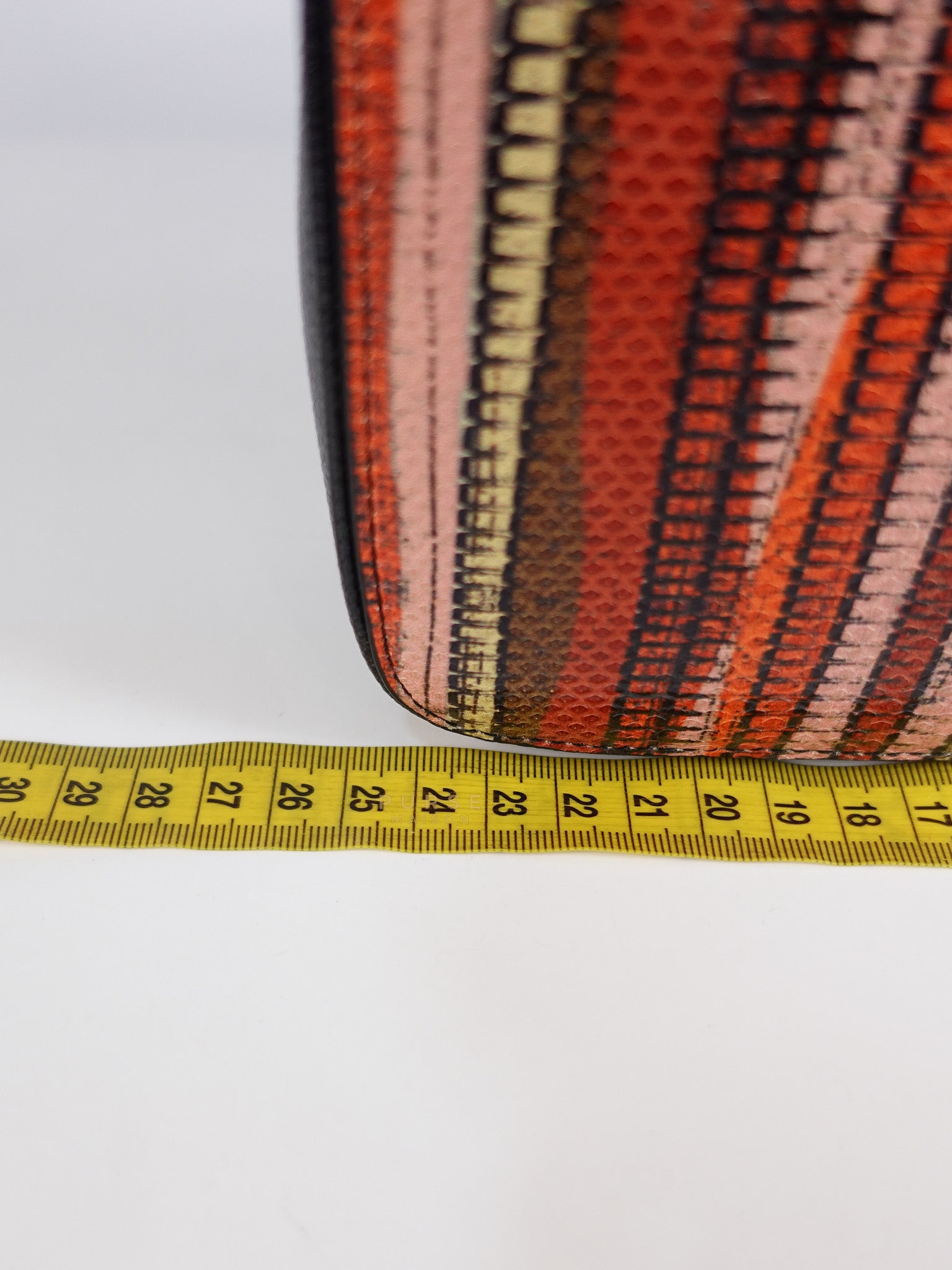 Stripe Flap Hand Bag Medium in Multicolor | Purse Maison Luxury Bags Shop