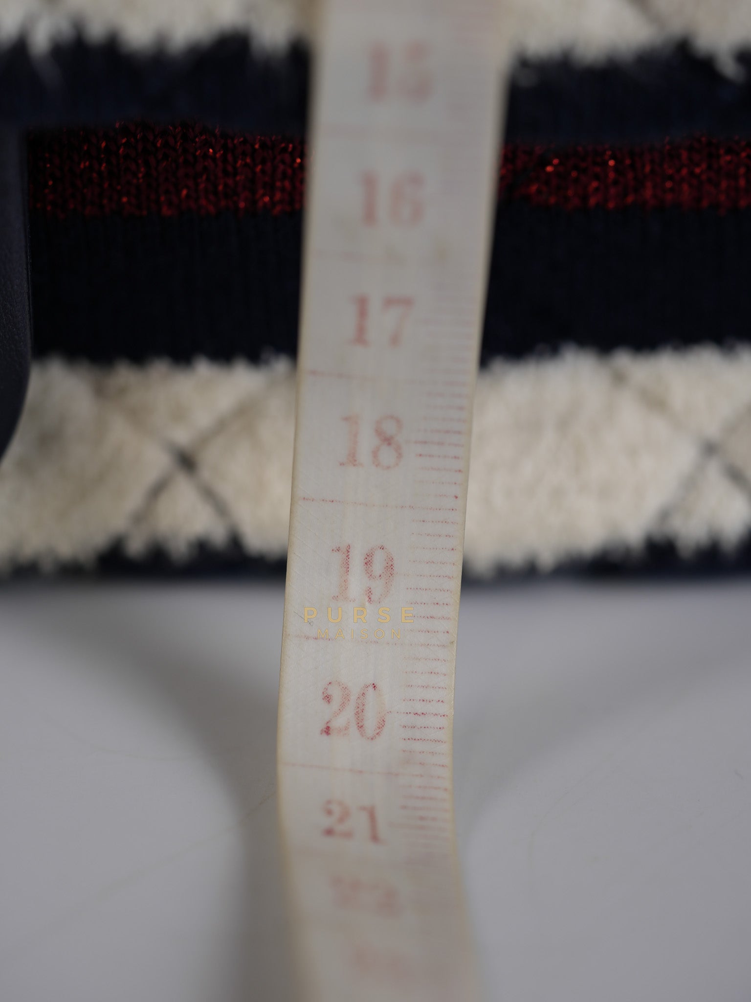 Stripe Flap Jumbo in Multicolor in Jersey Rope Silver Hardware Series 27 | Purse Maison Luxury Bags Shop