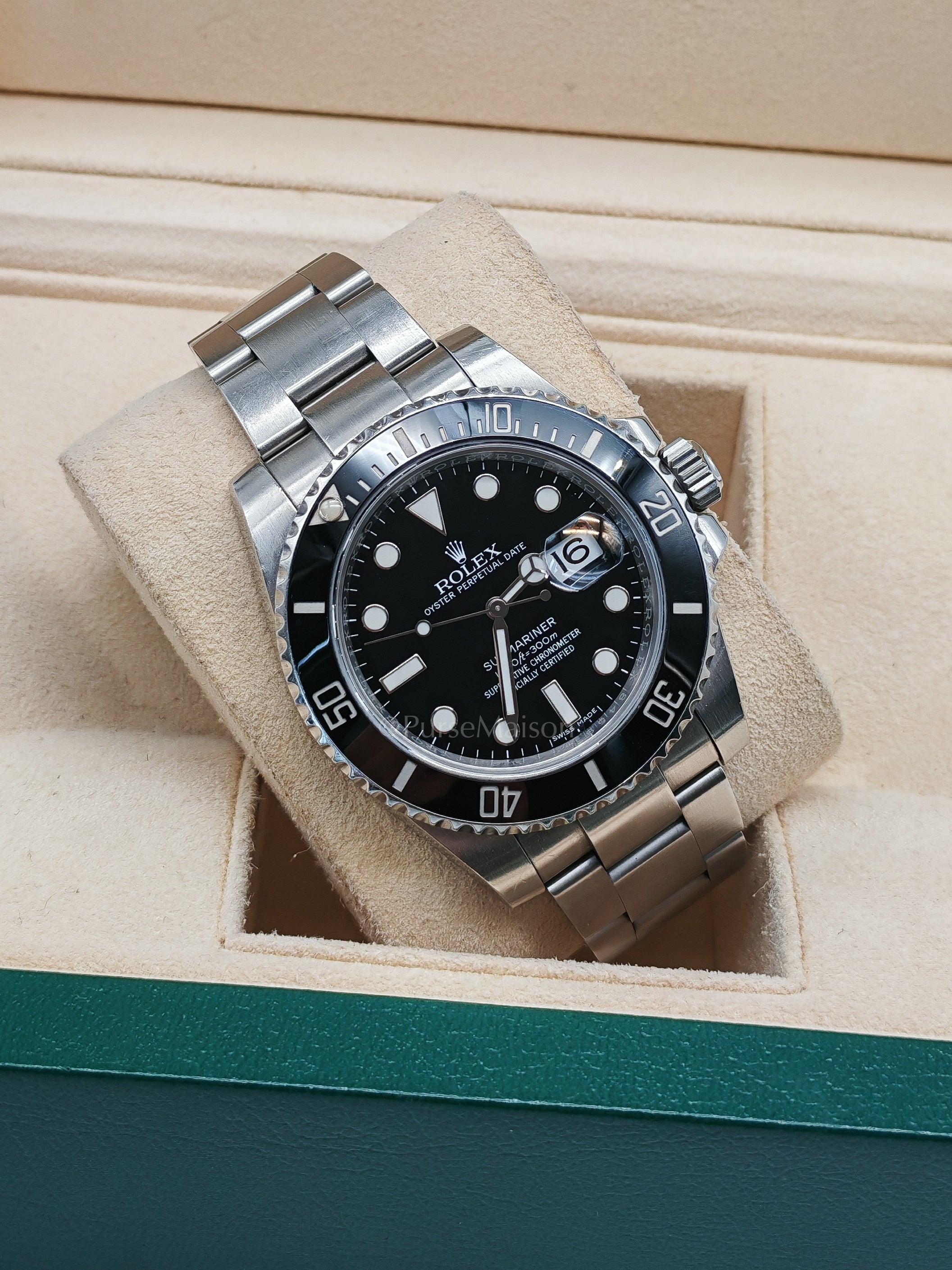 Submariner Oyster Perpetual Date 40mm Black Dial Stainless Steel (Reference No. 116610LN) | Purse Maison Luxury Bags Shop