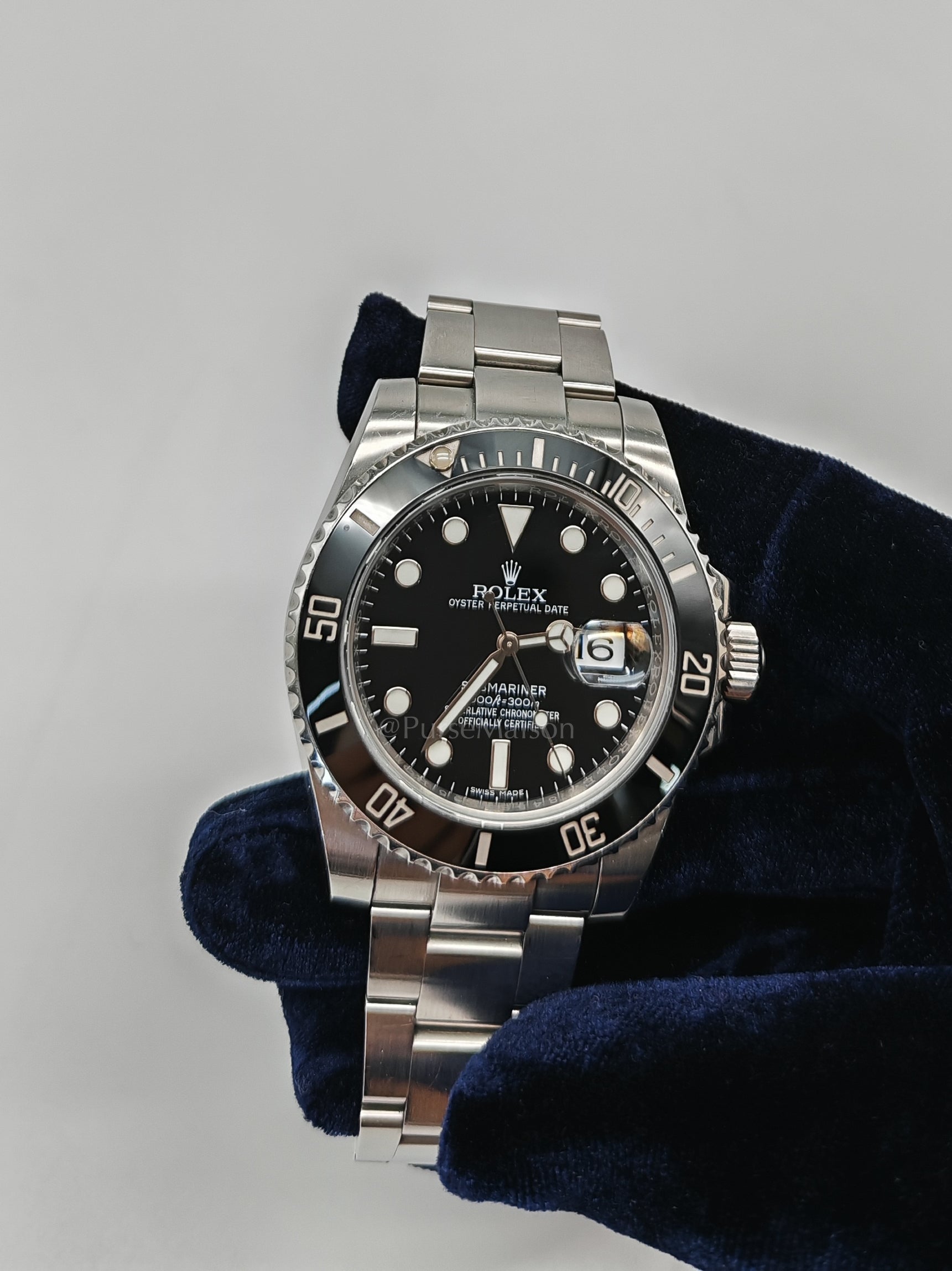 Submariner Oyster Perpetual Date 40mm Black Dial Stainless Steel (Reference No. 116610LN) | Purse Maison Luxury Bags Shop