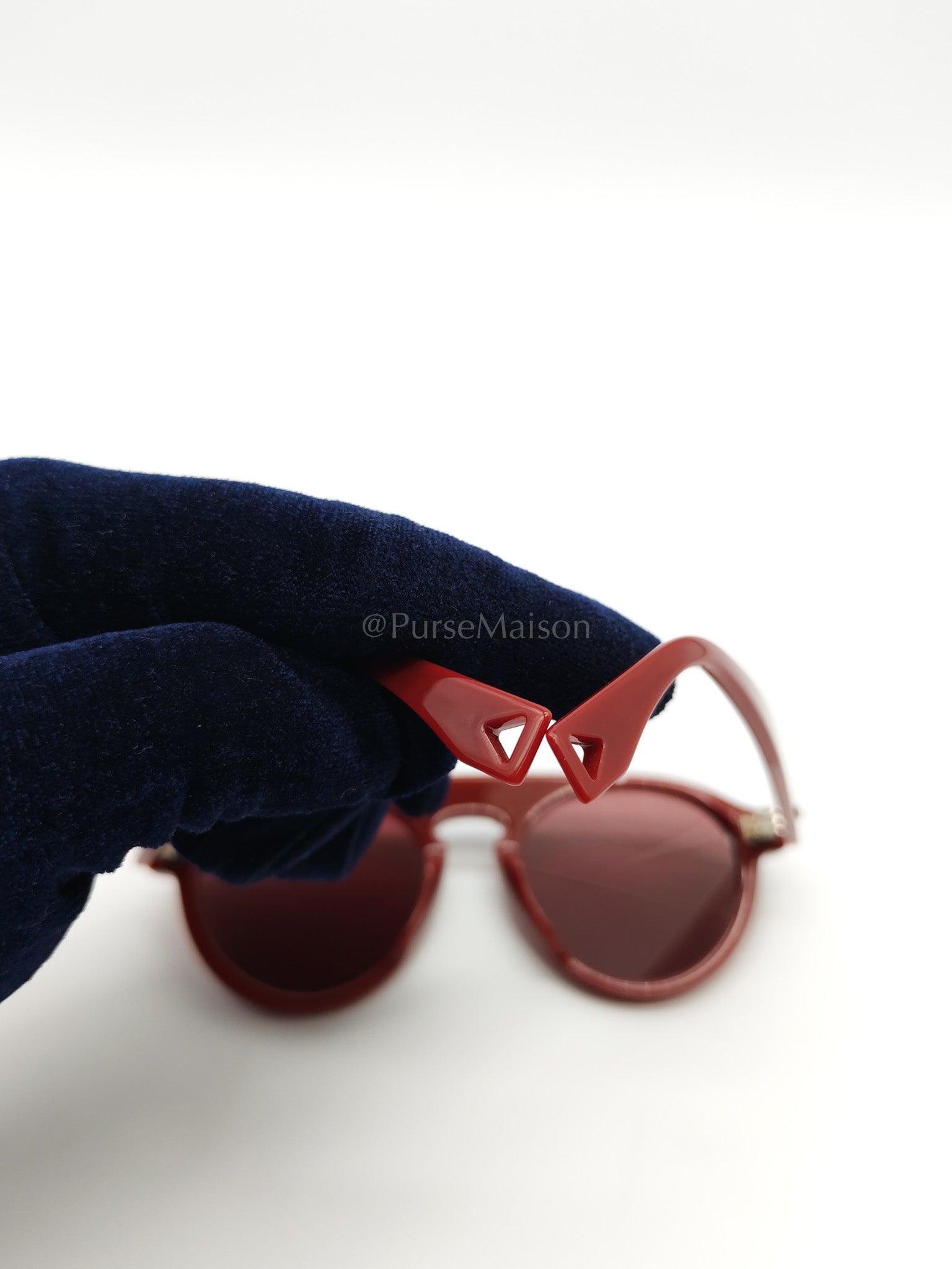 Sunglasses FF M0013/S C9AU1 52 in Neutral Plastic Red | Purse Maison Luxury Bags Shop