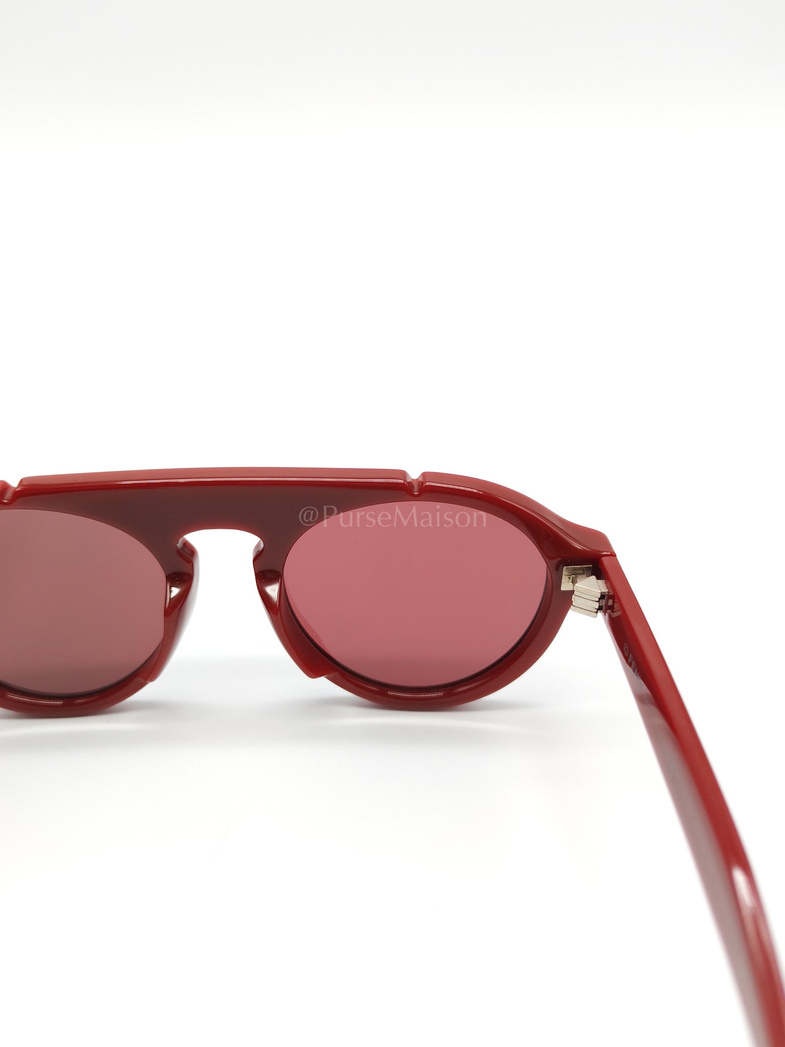 Sunglasses FF M0013/S C9AU1 52 in Neutral Plastic Red | Purse Maison Luxury Bags Shop
