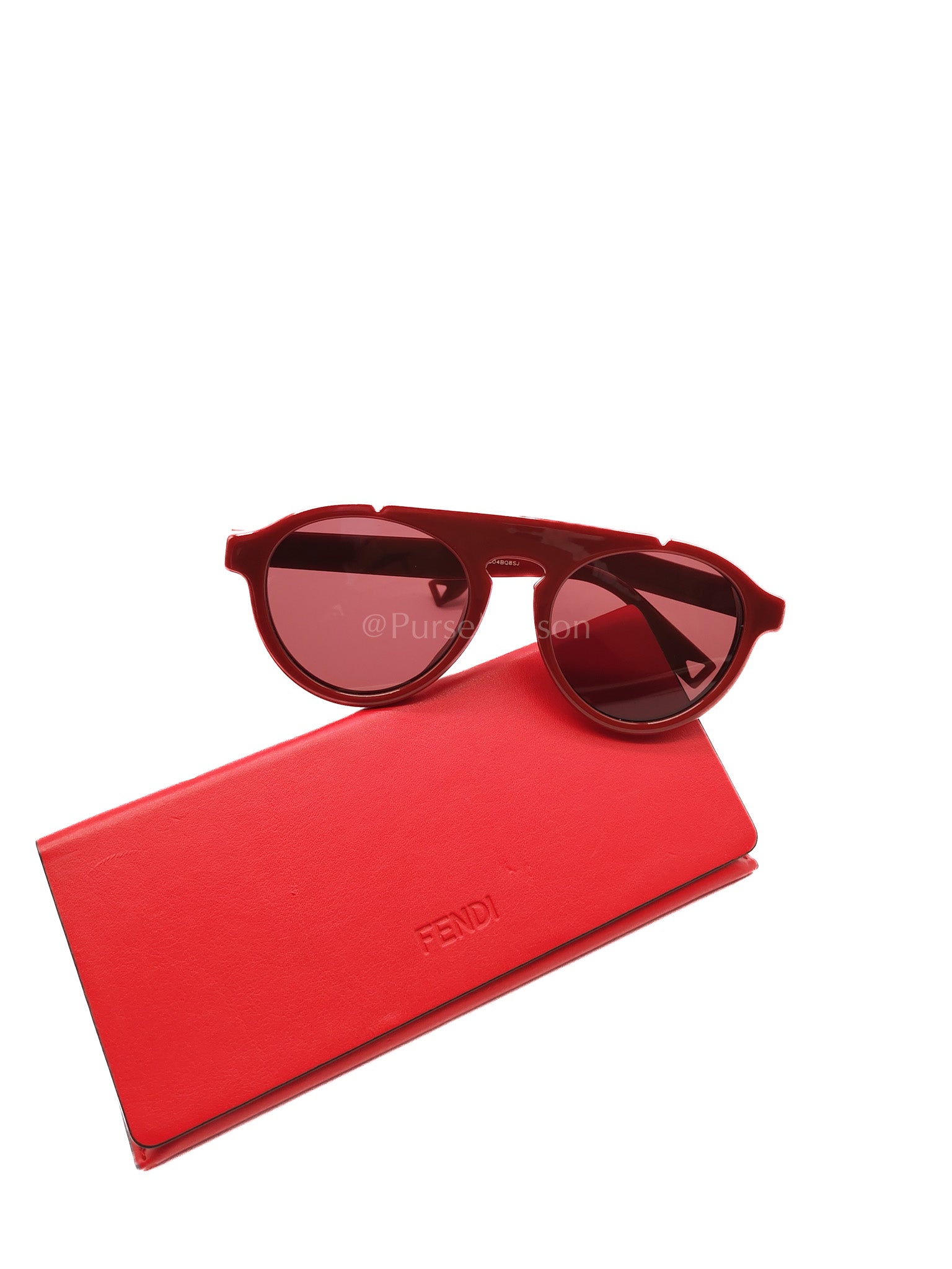 Sunglasses FF M0013/S C9AU1 52 in Neutral Plastic Red | Purse Maison Luxury Bags Shop