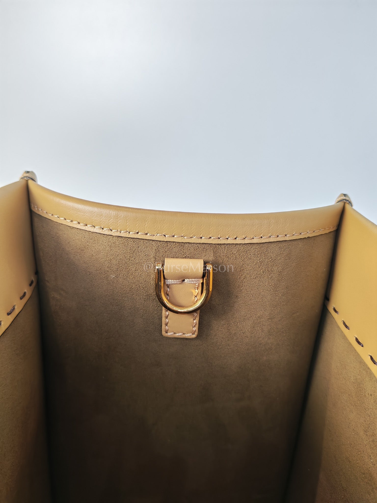 Sunshine Medium in Beige Smooth Calfskin Leather Tote Bag | Purse Maison Luxury Bags Shop