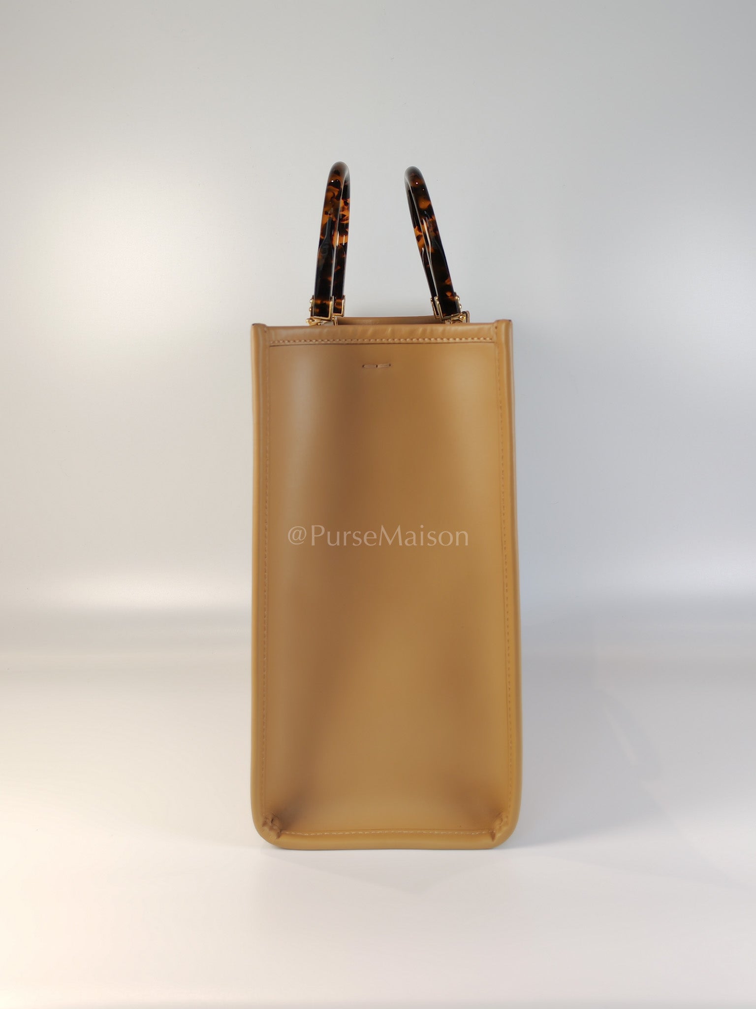 Sunshine Medium in Beige Smooth Calfskin Leather Tote Bag | Purse Maison Luxury Bags Shop