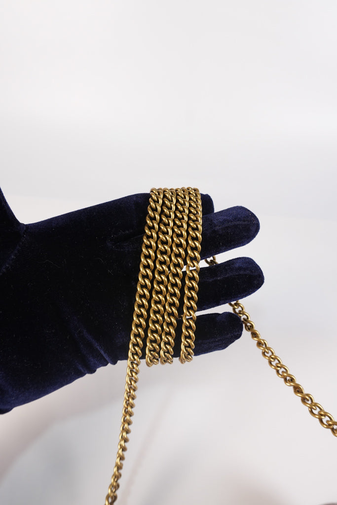 Super Mini Caramel Brown Marmont Chain Strap | Purse Maison Luxury Bags Shop