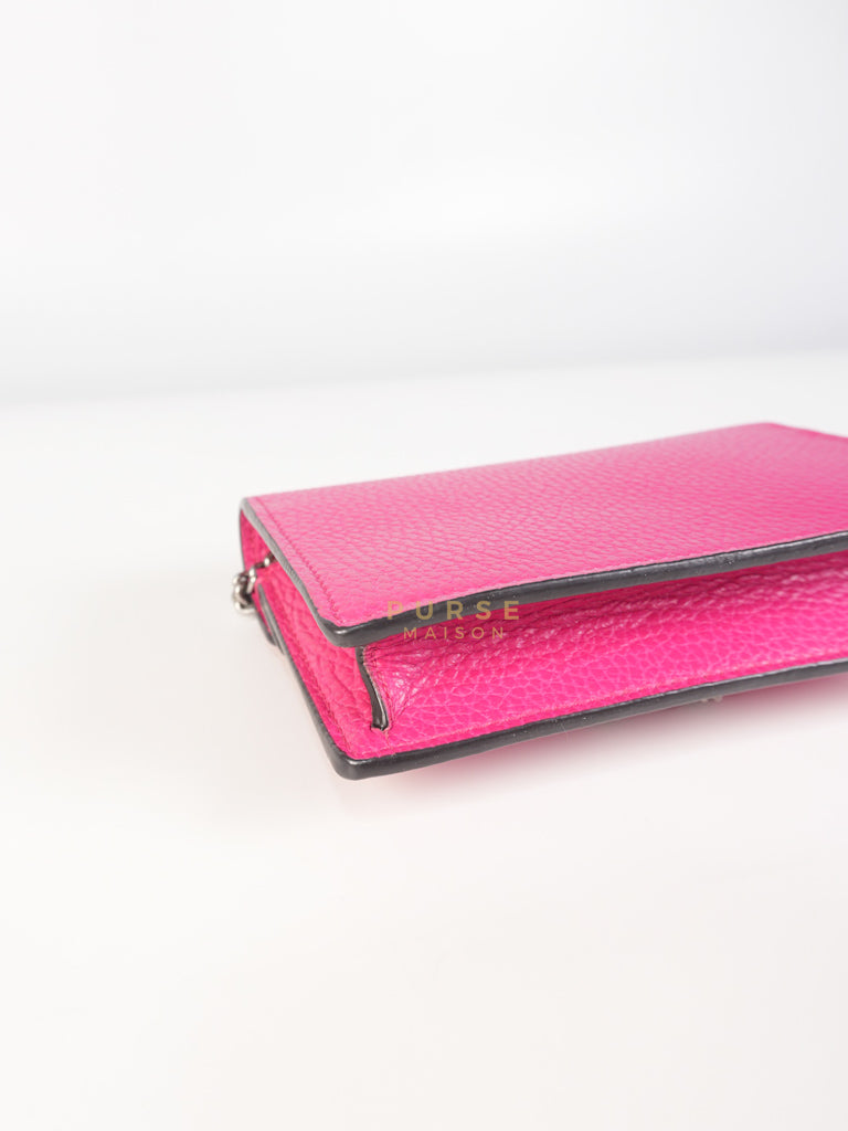 Super Mini Dionysus in Pink Grained Calfskin Leather Chain Bag | Purse Maison Luxury Bags Shop