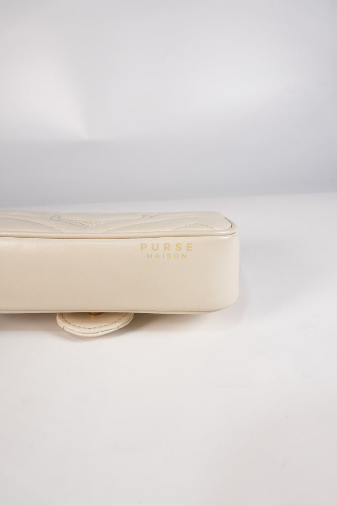 Super Mini White Marmont Chain Bag | Purse Maison Luxury Bags Shop