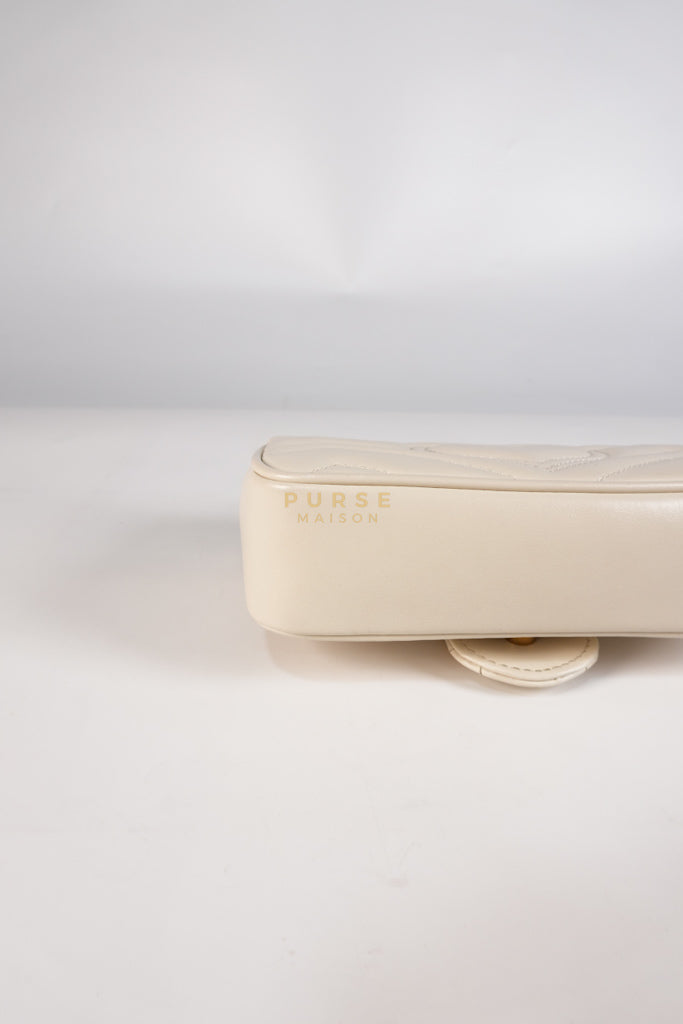 Super Mini White Marmont Chain Bag | Purse Maison Luxury Bags Shop