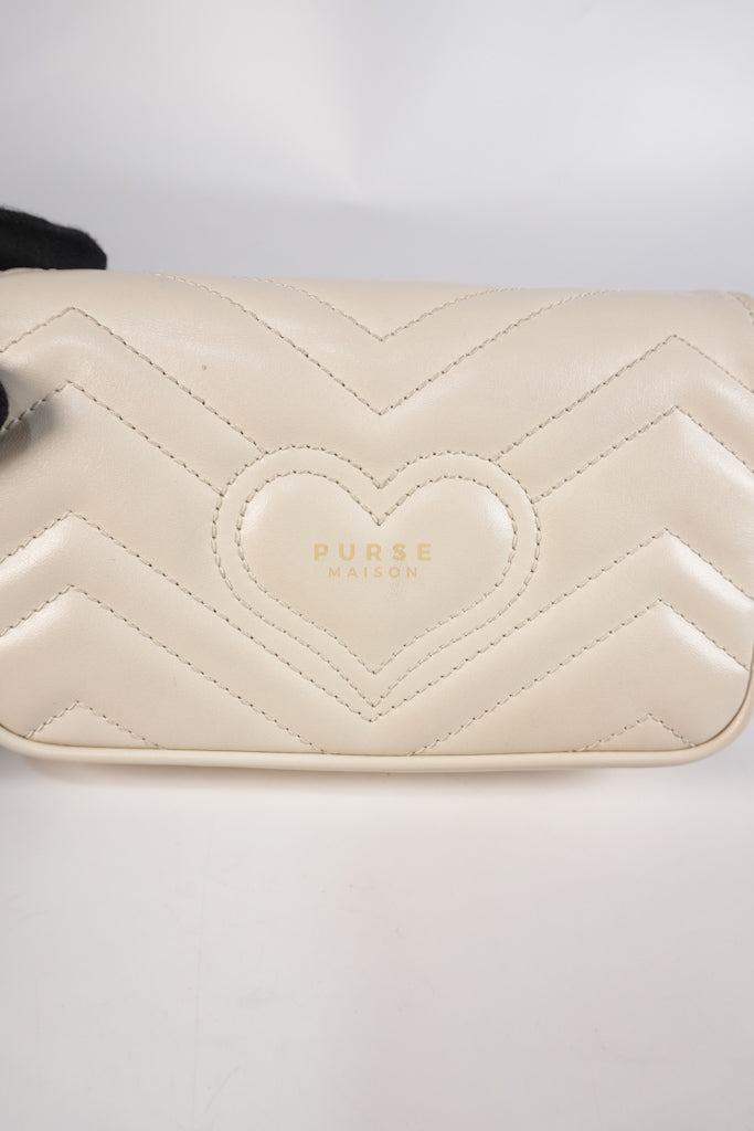 Super Mini White Marmont Chain Bag | Purse Maison Luxury Bags Shop