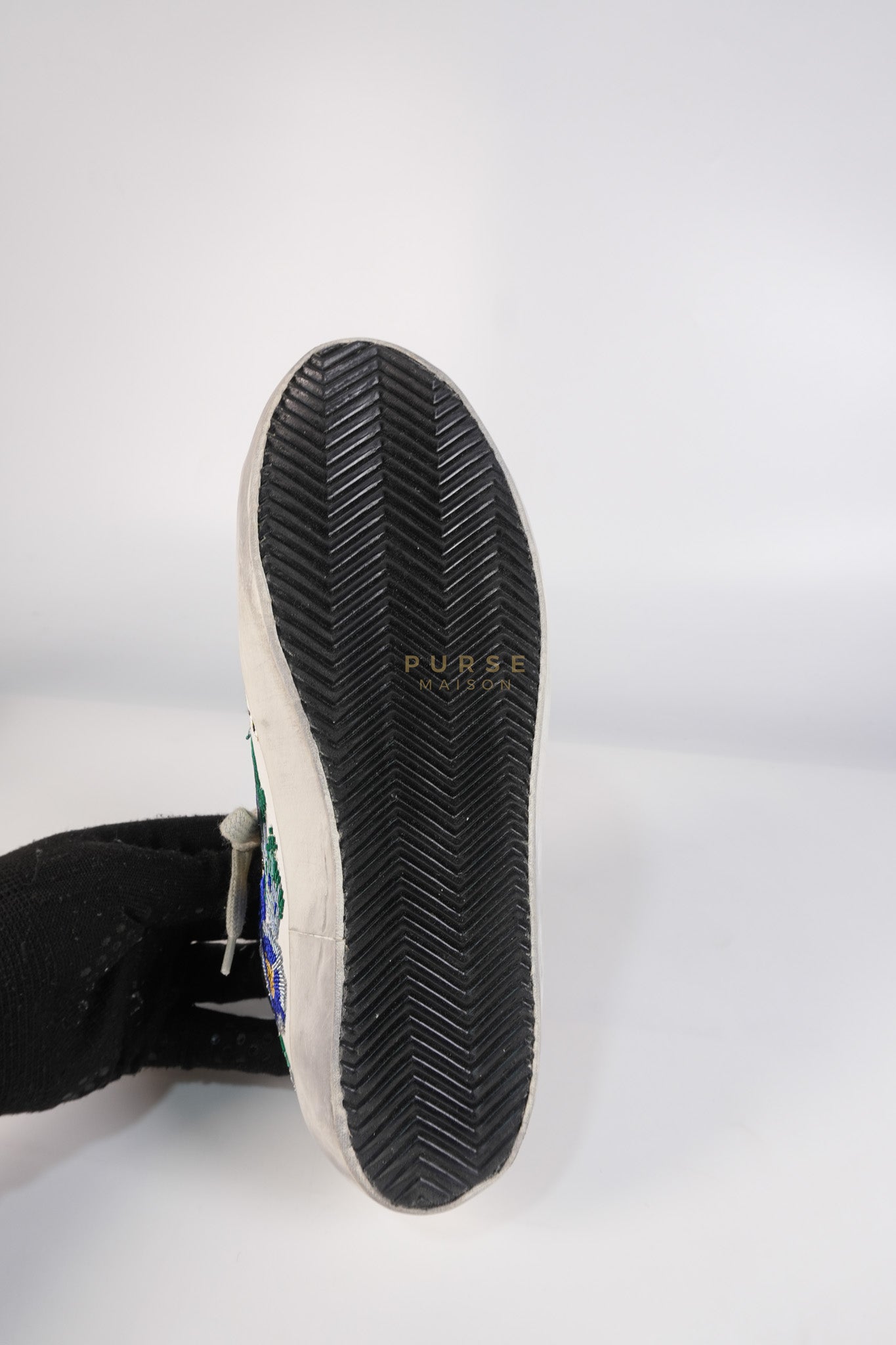 Super-Star Classic Suede Toe Leather Quarter Glitter (White/Ice/Gold/Black Sneakers Size 40 (25cm) | Purse Maison Luxury Bags Shop