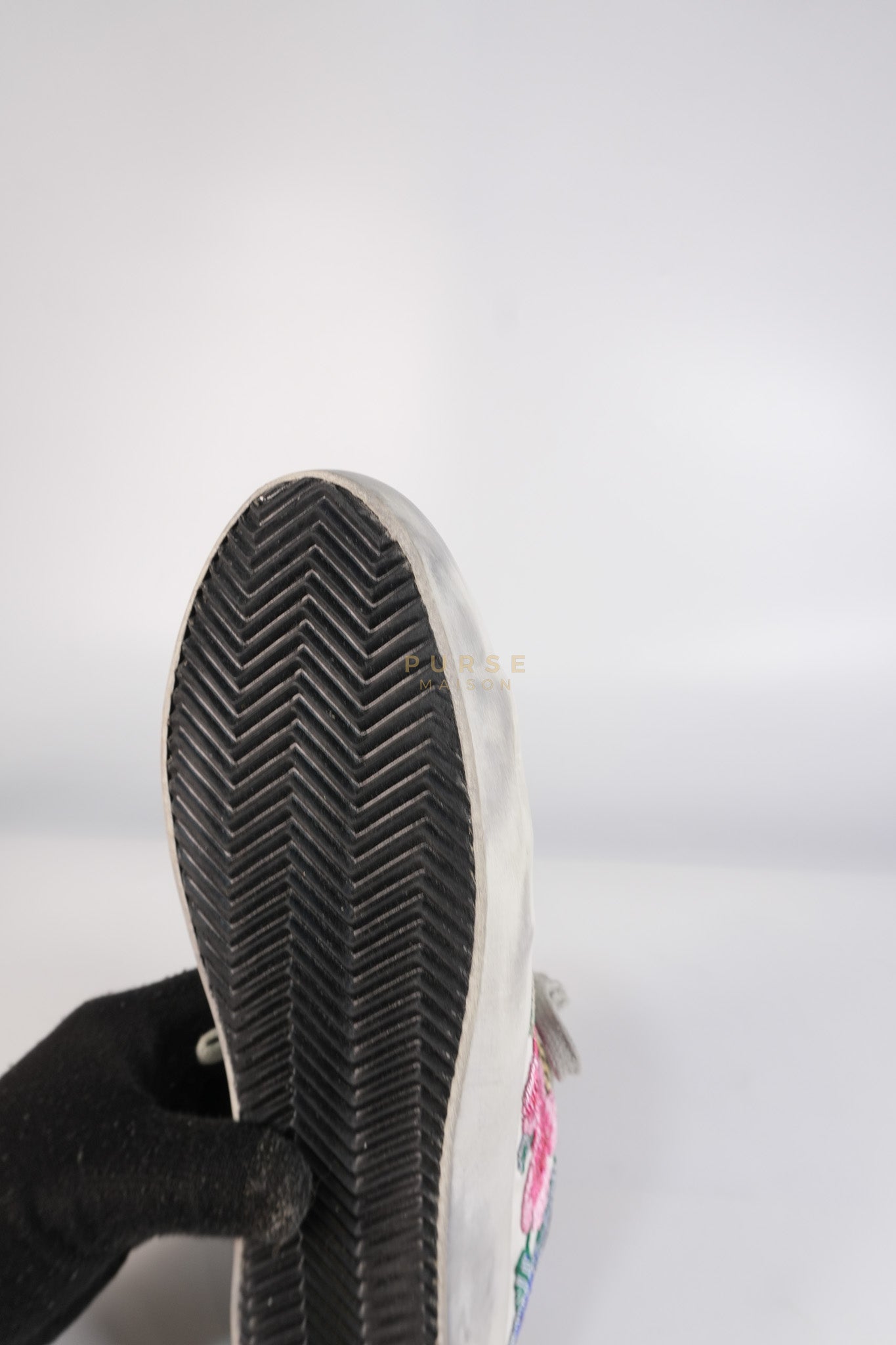 Super-Star Classic Suede Toe Leather Quarter Glitter (White/Ice/Gold/Black Sneakers Size 40 (25cm) | Purse Maison Luxury Bags Shop