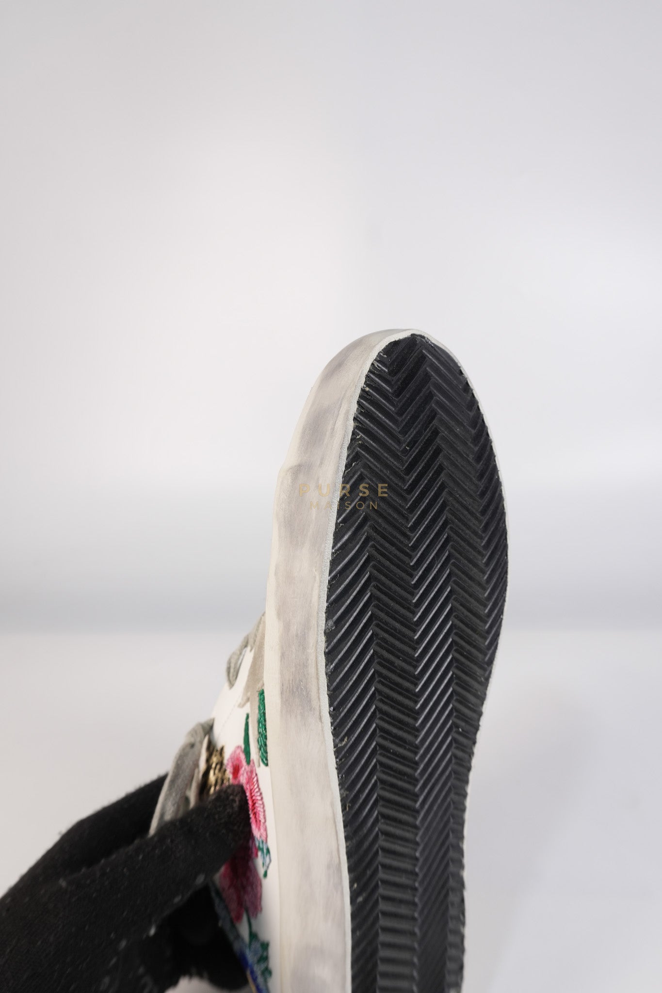 Super-Star Classic Suede Toe Leather Quarter Glitter (White/Ice/Gold/Black Sneakers Size 40 (25cm) | Purse Maison Luxury Bags Shop