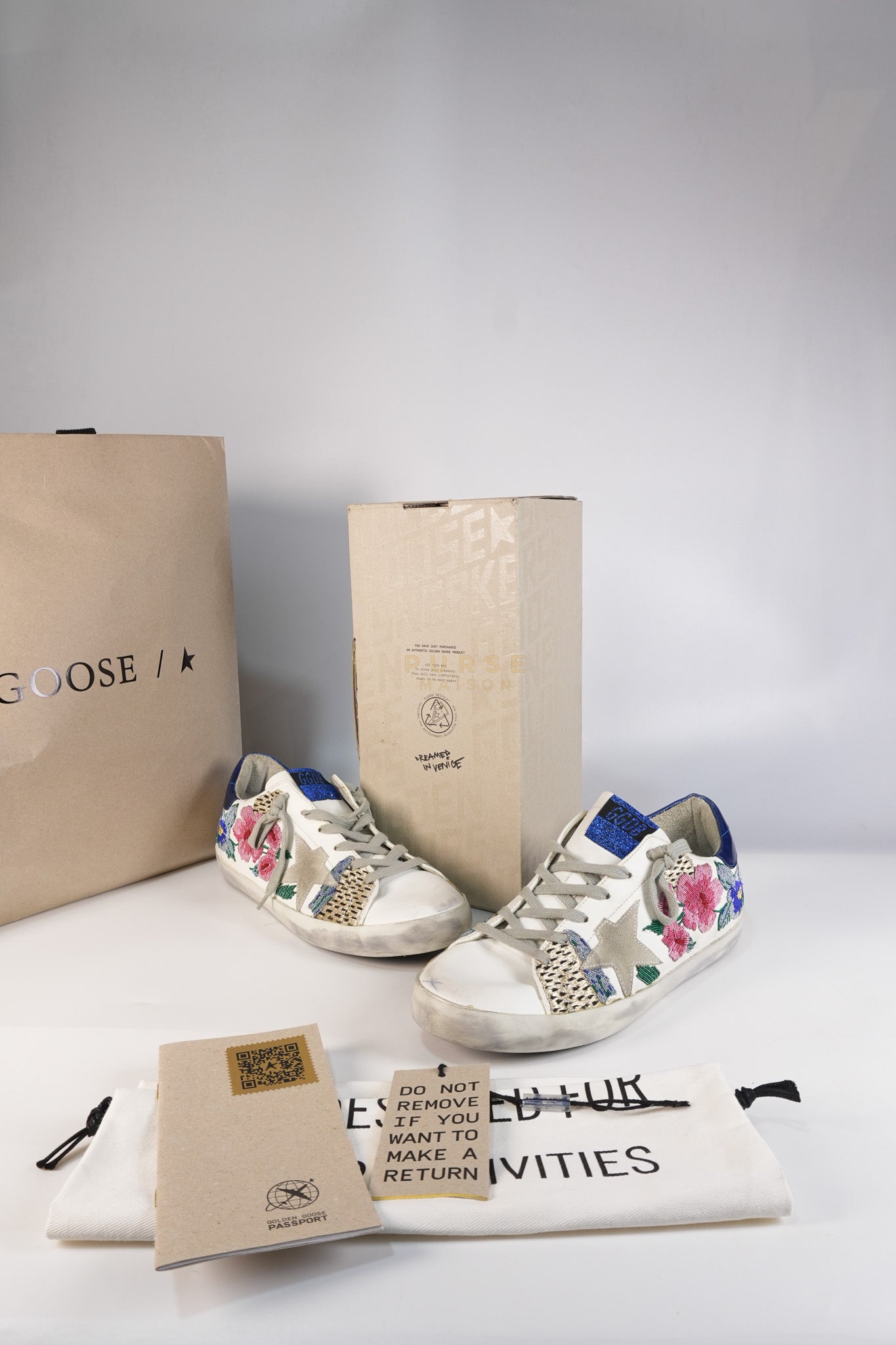 Super-Star Classic Suede Toe Leather Quarter Glitter (White/Ice/Gold/Black Sneakers Size 40 (25cm) | Purse Maison Luxury Bags Shop