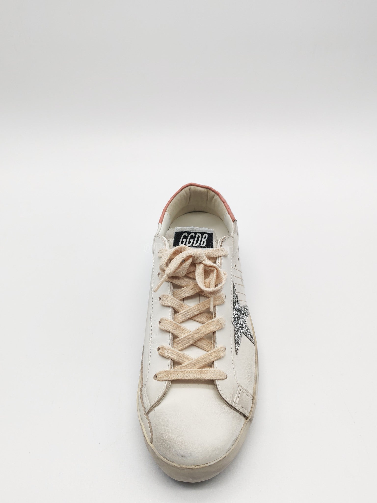 Superstar Sneakers and Pink Crocodile Effect-Leather Heel Counter Size 40 EU(26cm) | Purse Maison Luxury Bags Shop