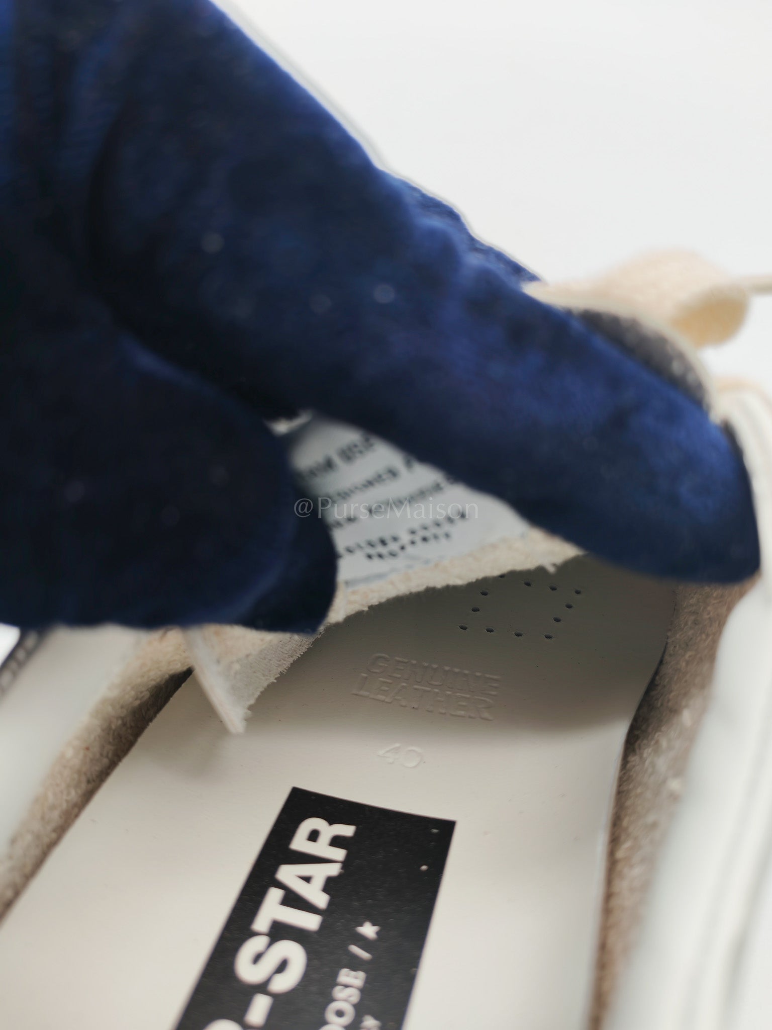 Superstar Sneakers and Pink Crocodile Effect-Leather Heel Counter Size 40 EU(26cm) | Purse Maison Luxury Bags Shop