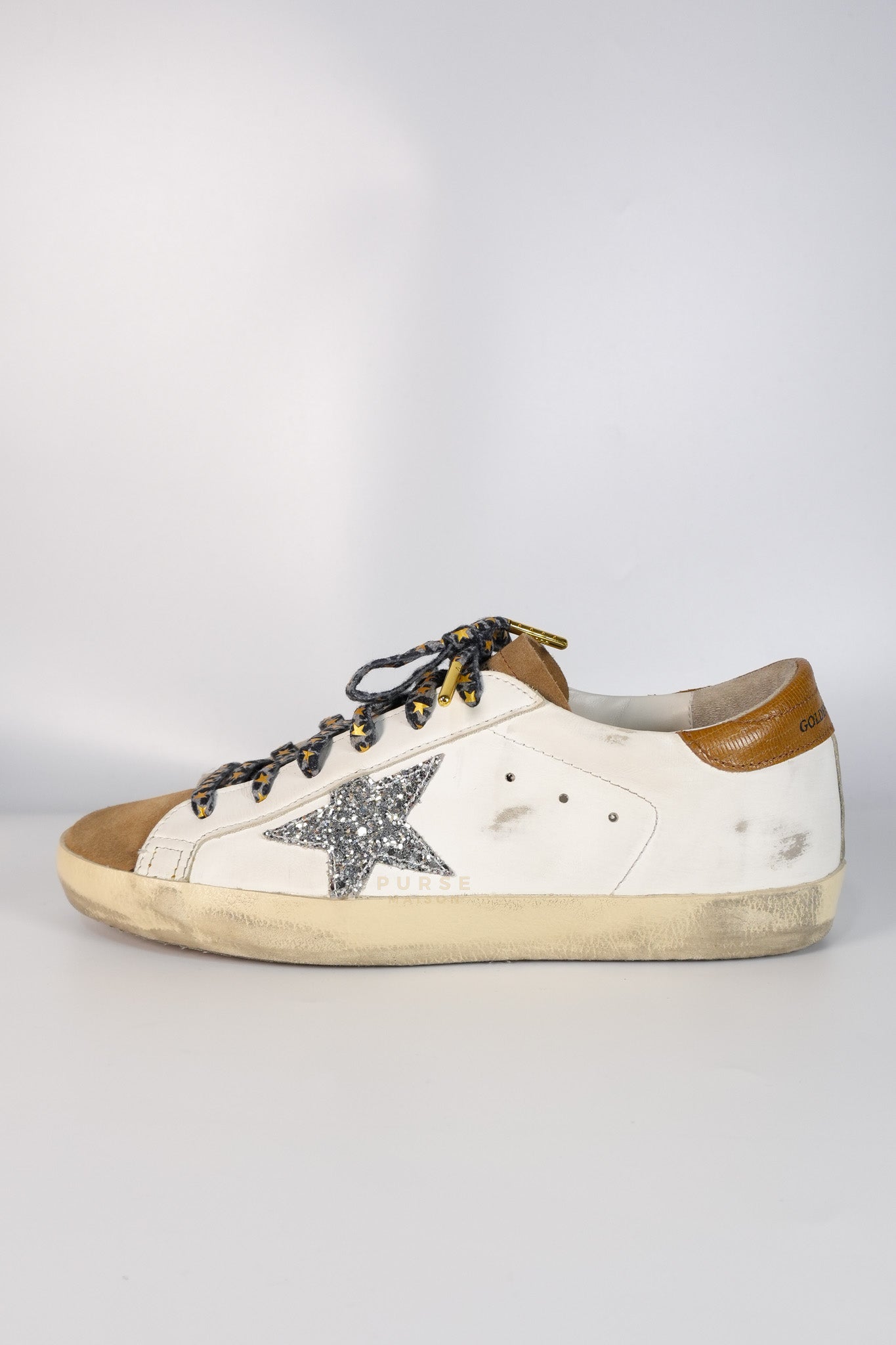 Superstar White Brown Size 39 EU (24.5cm) | Purse Maison Luxury Bags Shop