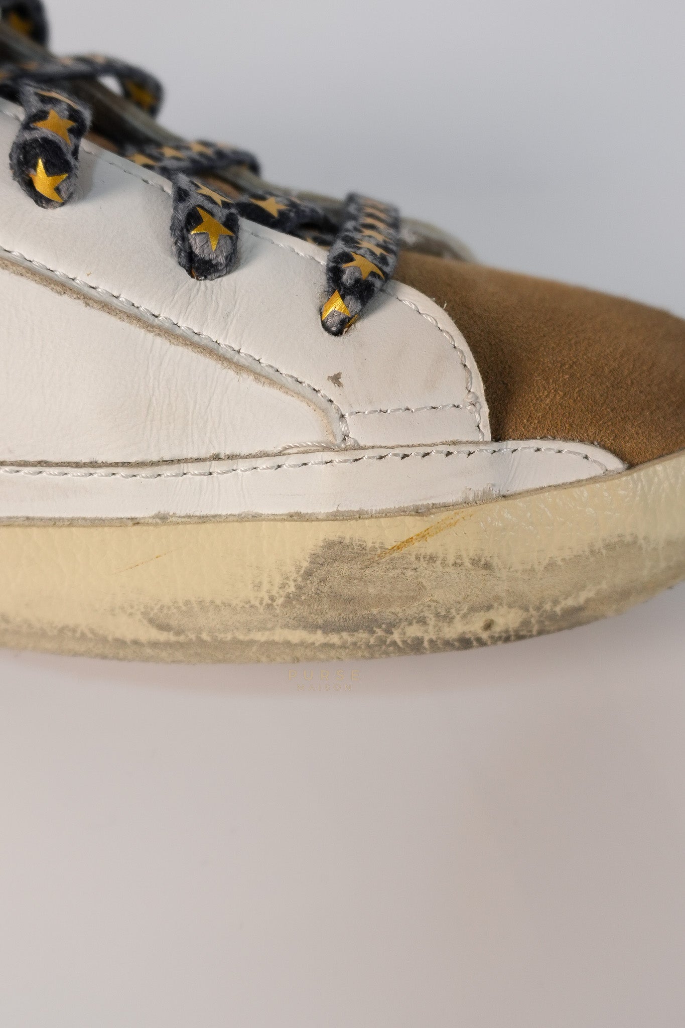 Superstar White Brown Size 39 EU (24.5cm) | Purse Maison Luxury Bags Shop