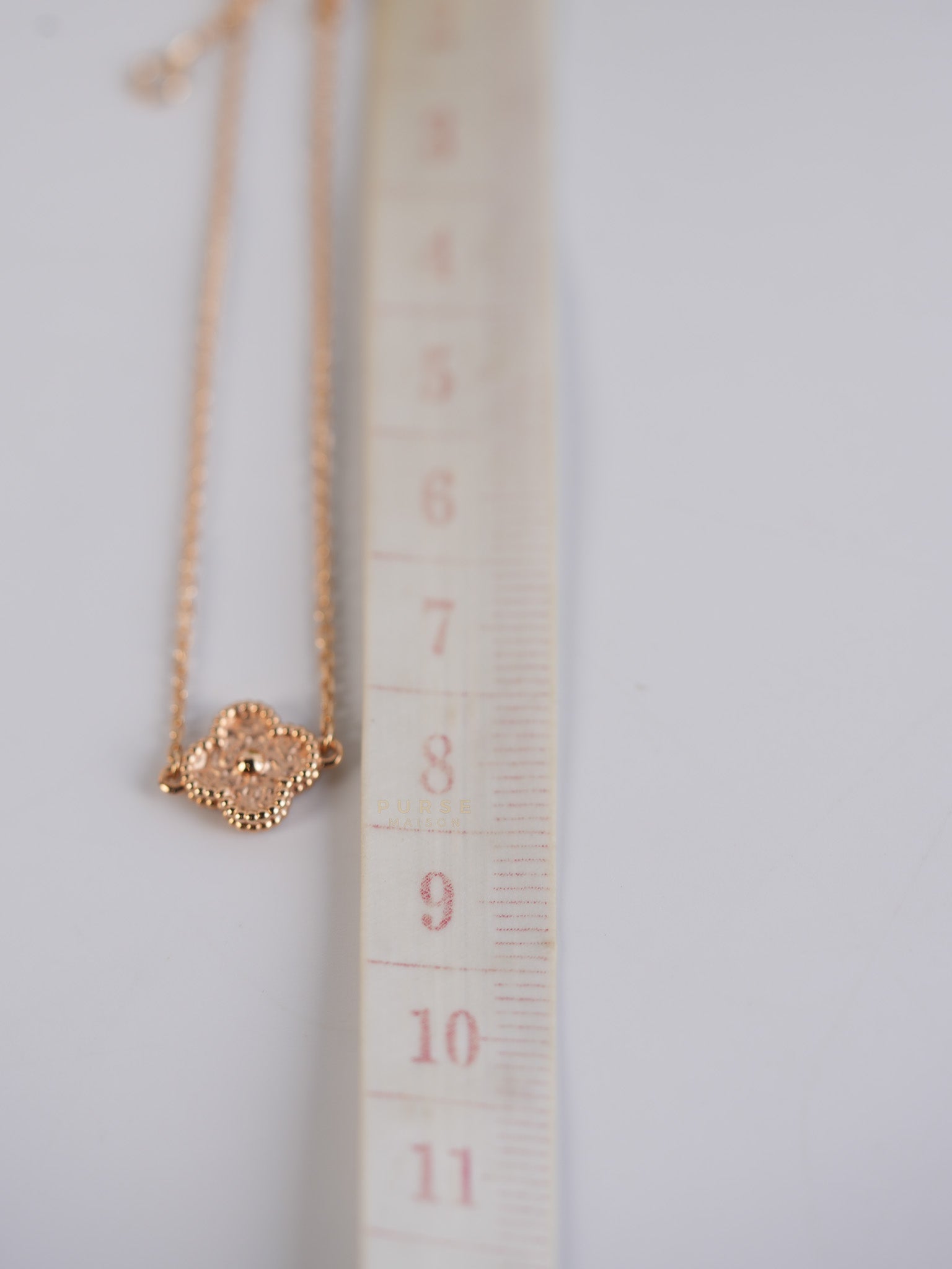 Sweet Alhambra Rose Gold Bracelet | Purse Maison Luxury Bags Shop