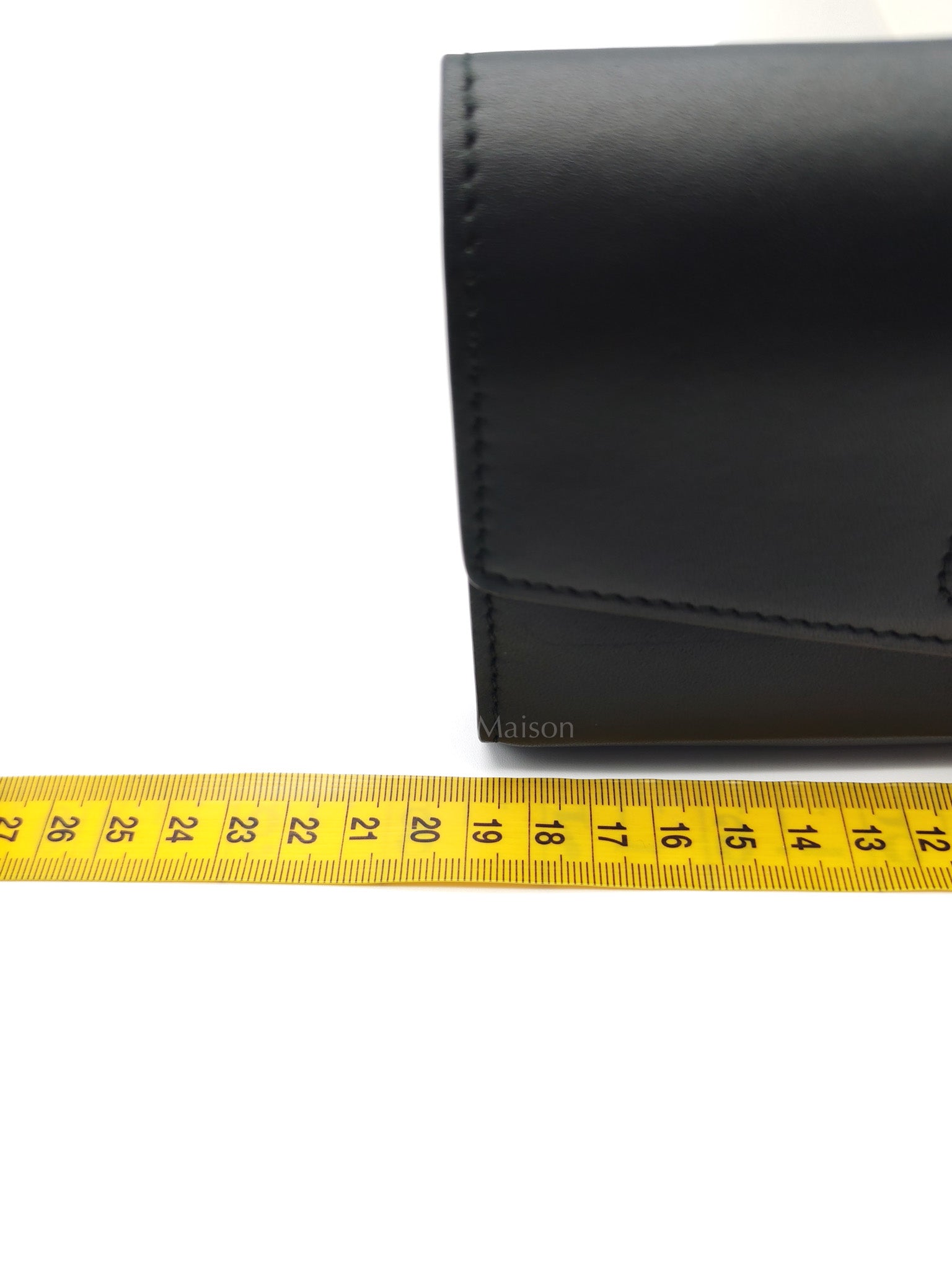 Gucci Sylvie Continental Wallet in Black Leather & Web Canvas