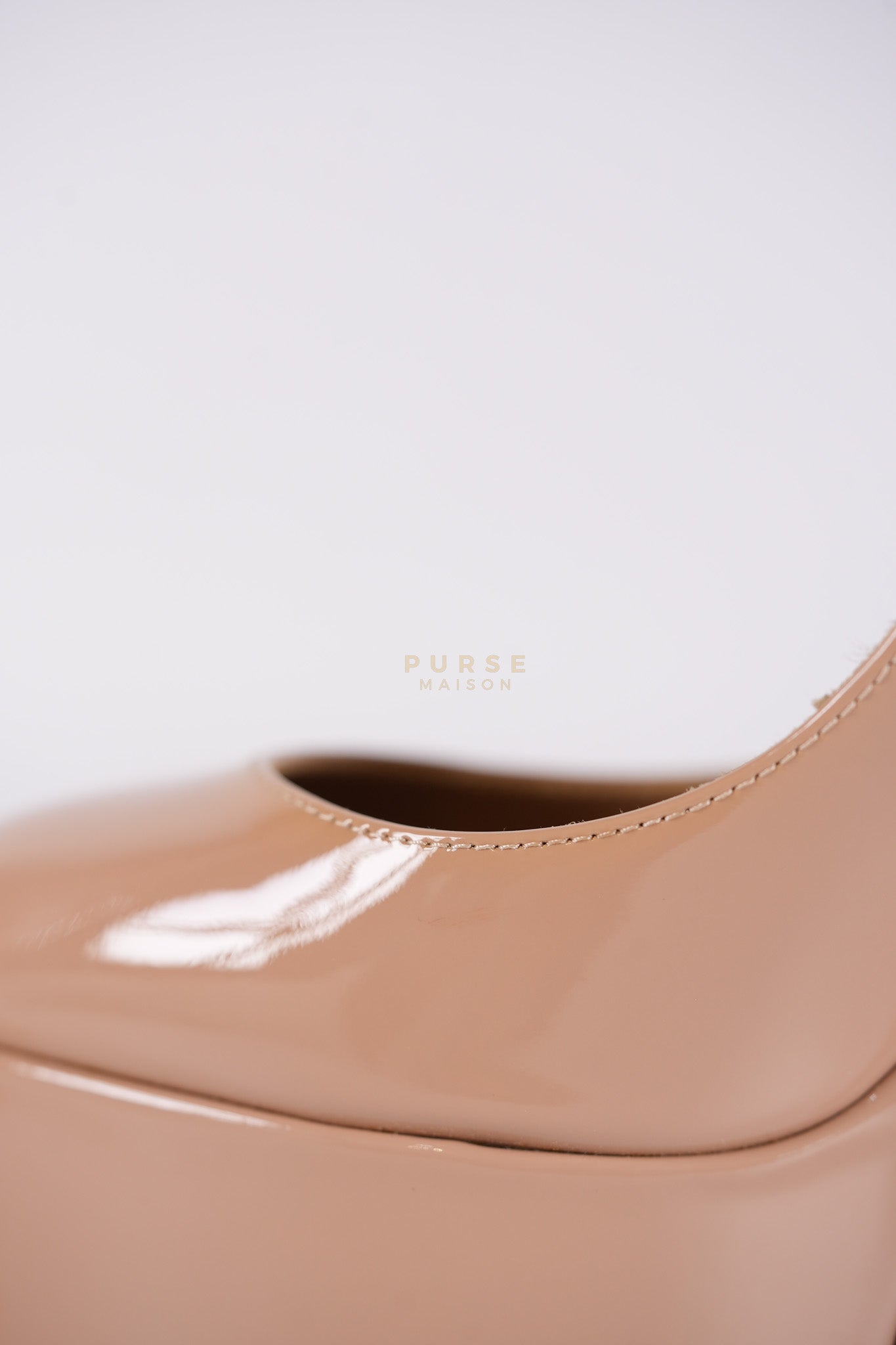 Tango Beige Patent Leather Pumps Size 36 EU (22.5 cm) | Purse Maison Luxury Bags Shop