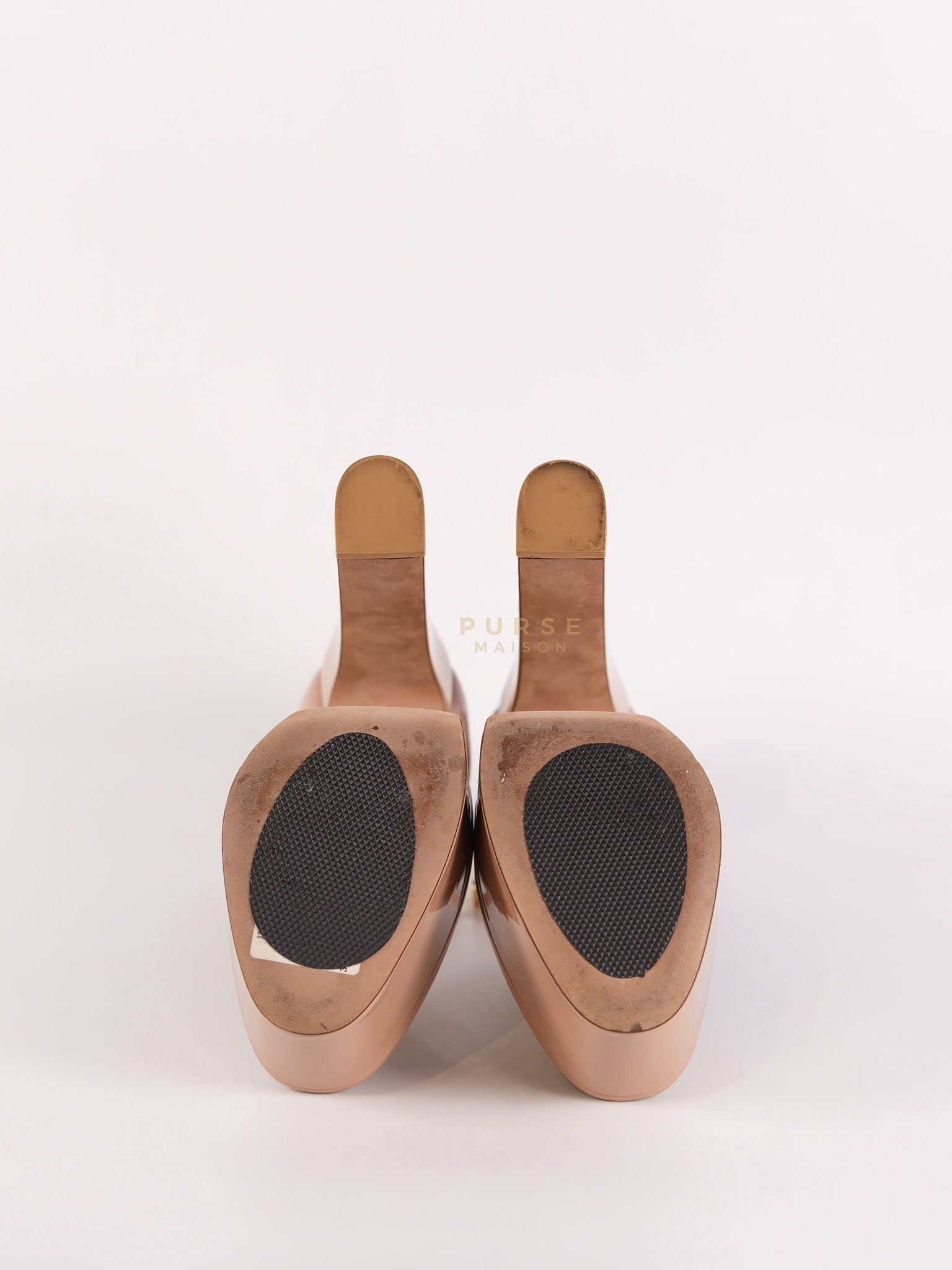 Tango Beige Patent Leather Pumps Size 36 EU (22.5 cm) | Purse Maison Luxury Bags Shop