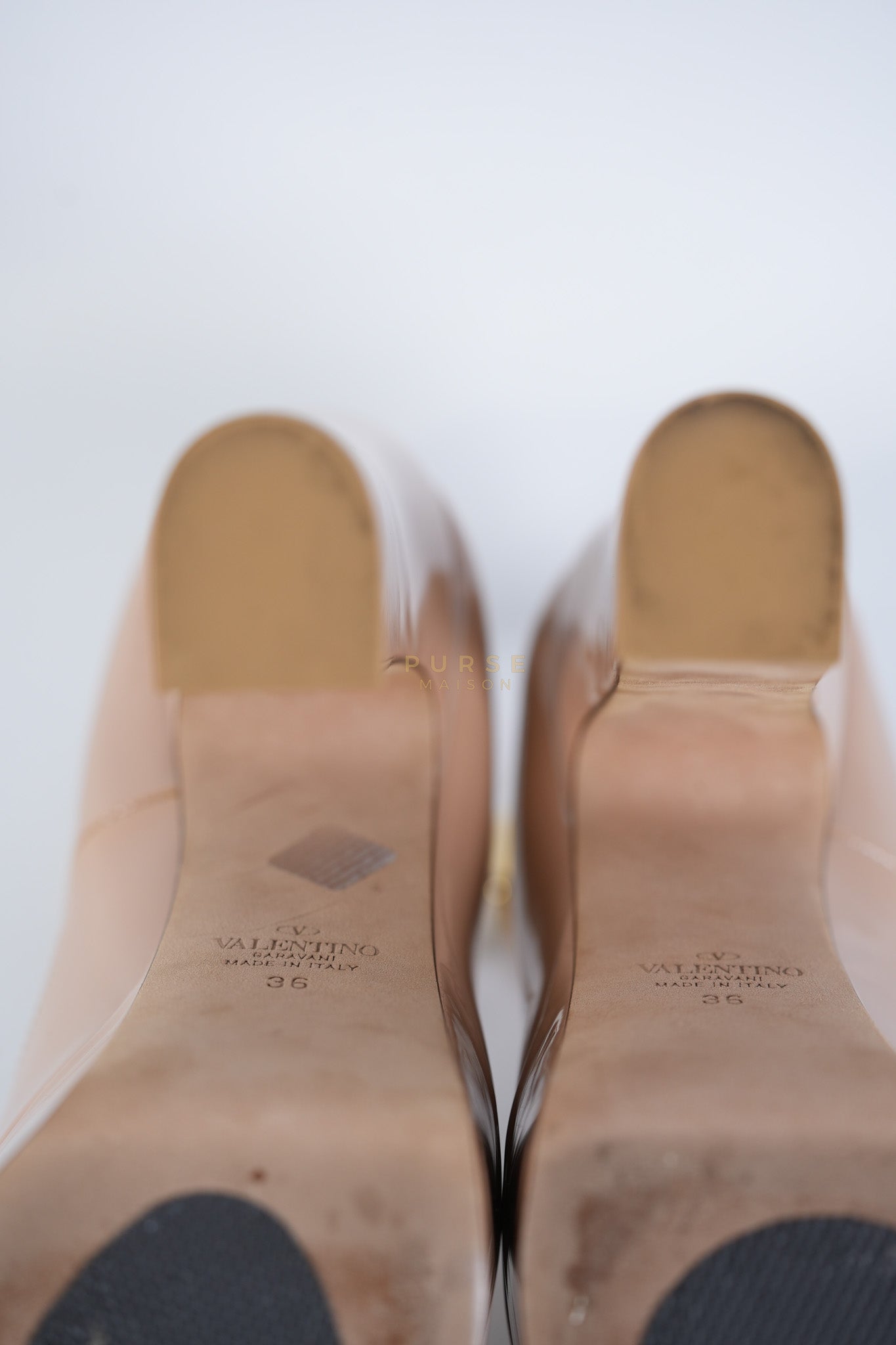 Tango Beige Patent Leather Pumps Size 36 EU (22.5 cm) | Purse Maison Luxury Bags Shop