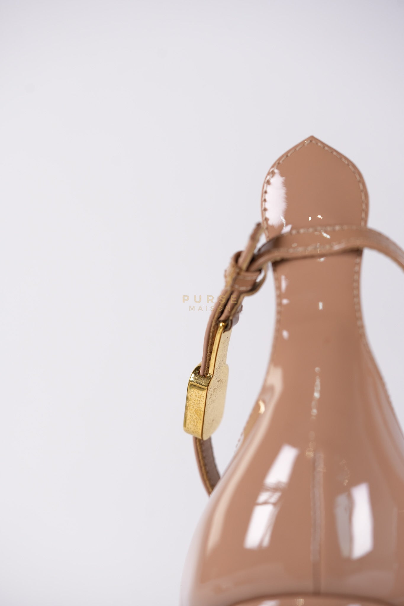 Tango Beige Patent Leather Pumps Size 36 EU (22.5 cm) | Purse Maison Luxury Bags Shop