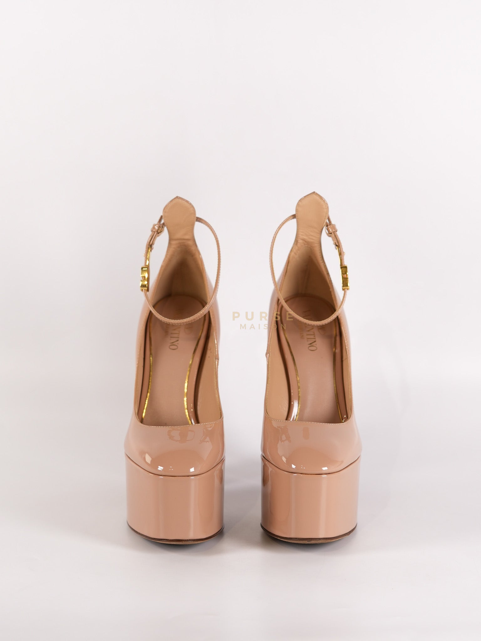 Tango Beige Patent Leather Pumps Size 36 EU (22.5 cm) | Purse Maison Luxury Bags Shop