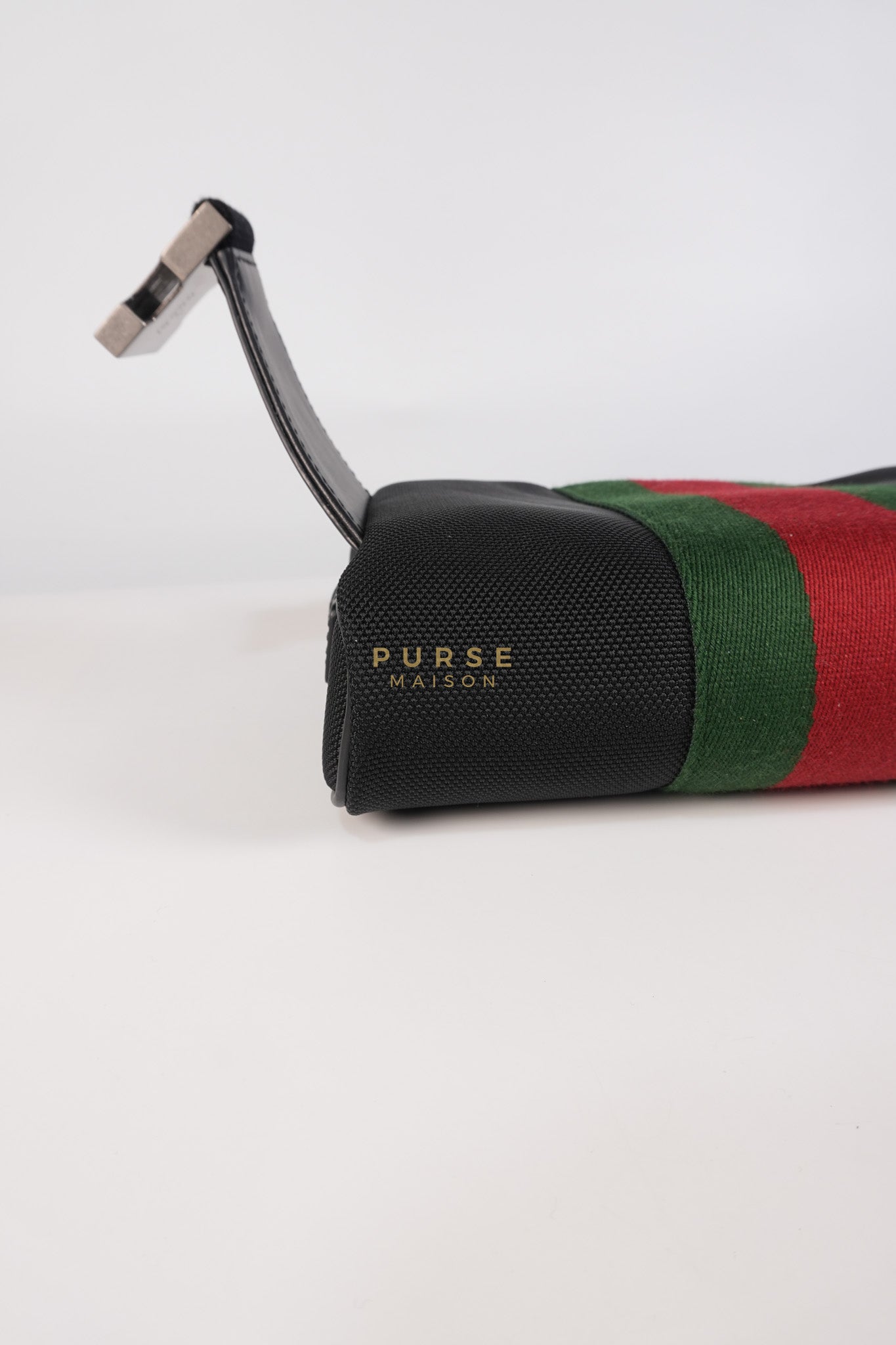 Techno Canvas Black Belt Bag | Purse Maison Luxury Bags Shop