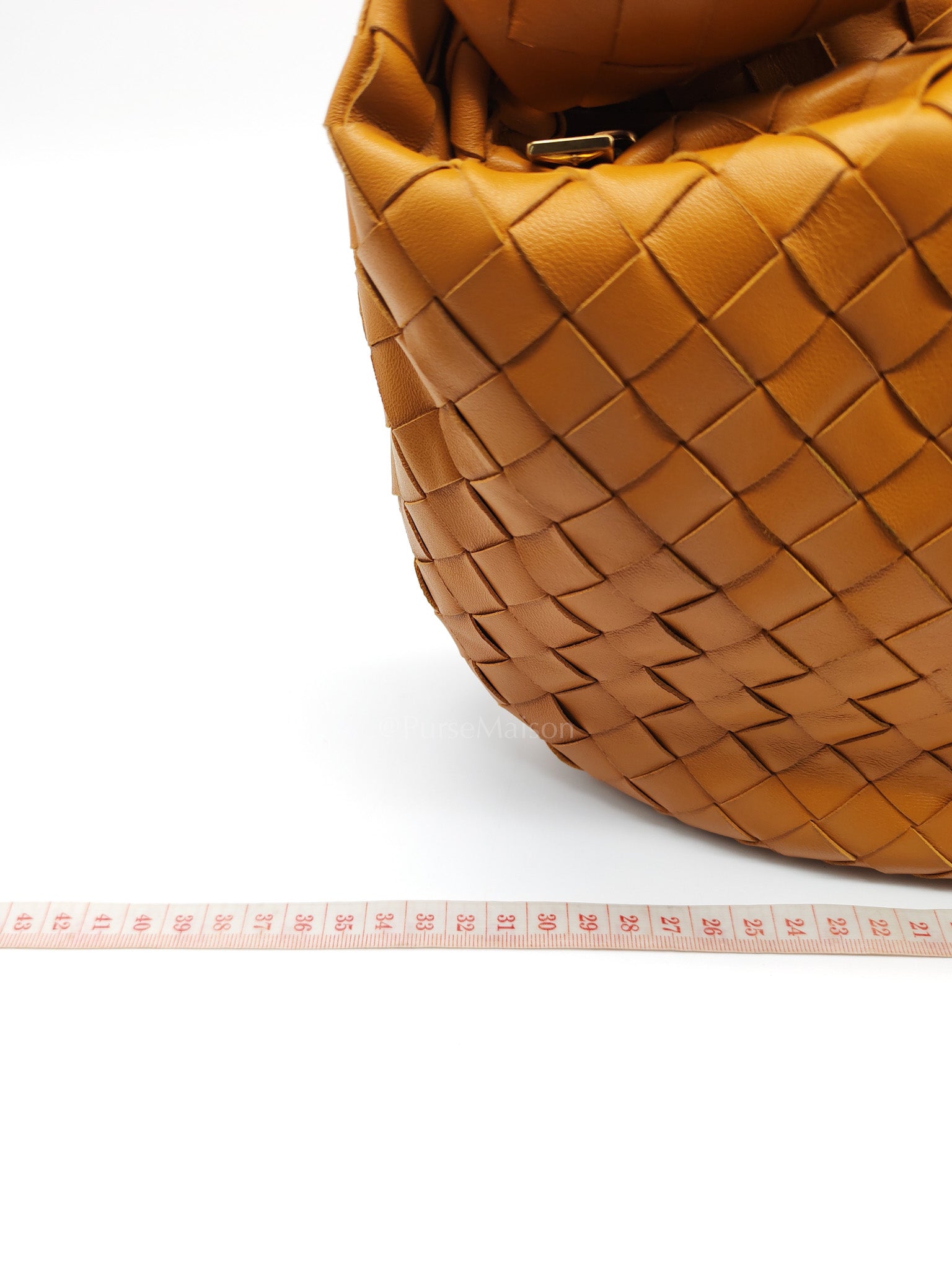 Teen Jodie Shoulder Bag in Caramel Intrecciato Woven Leather | Purse Maison Luxury Bags Shop