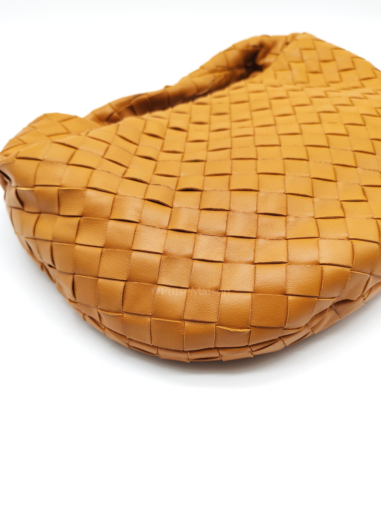 Teen Jodie Shoulder Bag in Caramel Intrecciato Woven Leather | Purse Maison Luxury Bags Shop