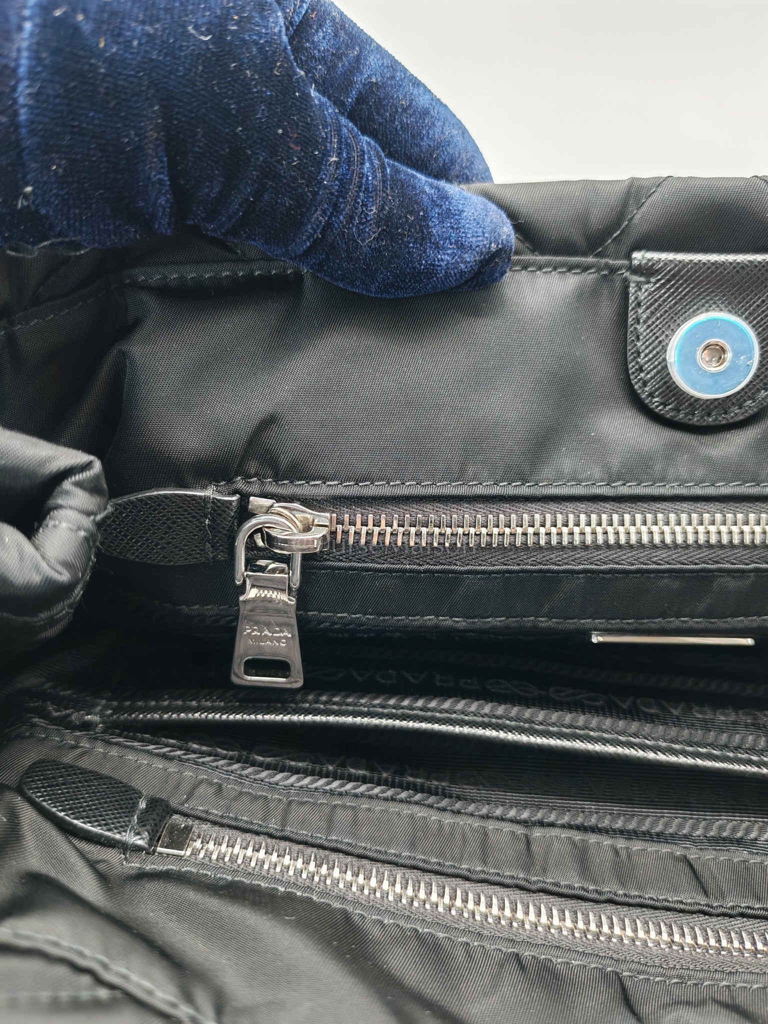 Tessuto Impuntu Black Quilted Nylon Chain Tote Bag | Purse Maison Luxury Bags Shop